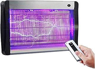 Professional Electronic Indoor Insect Killer,Bug Zapper,Fly Zapper,Mosquitto Killer, Mosquito Killer Lamp with Remote Control for Home&Commercial Use Led Mosquito Killer Lamp,50w,Improve