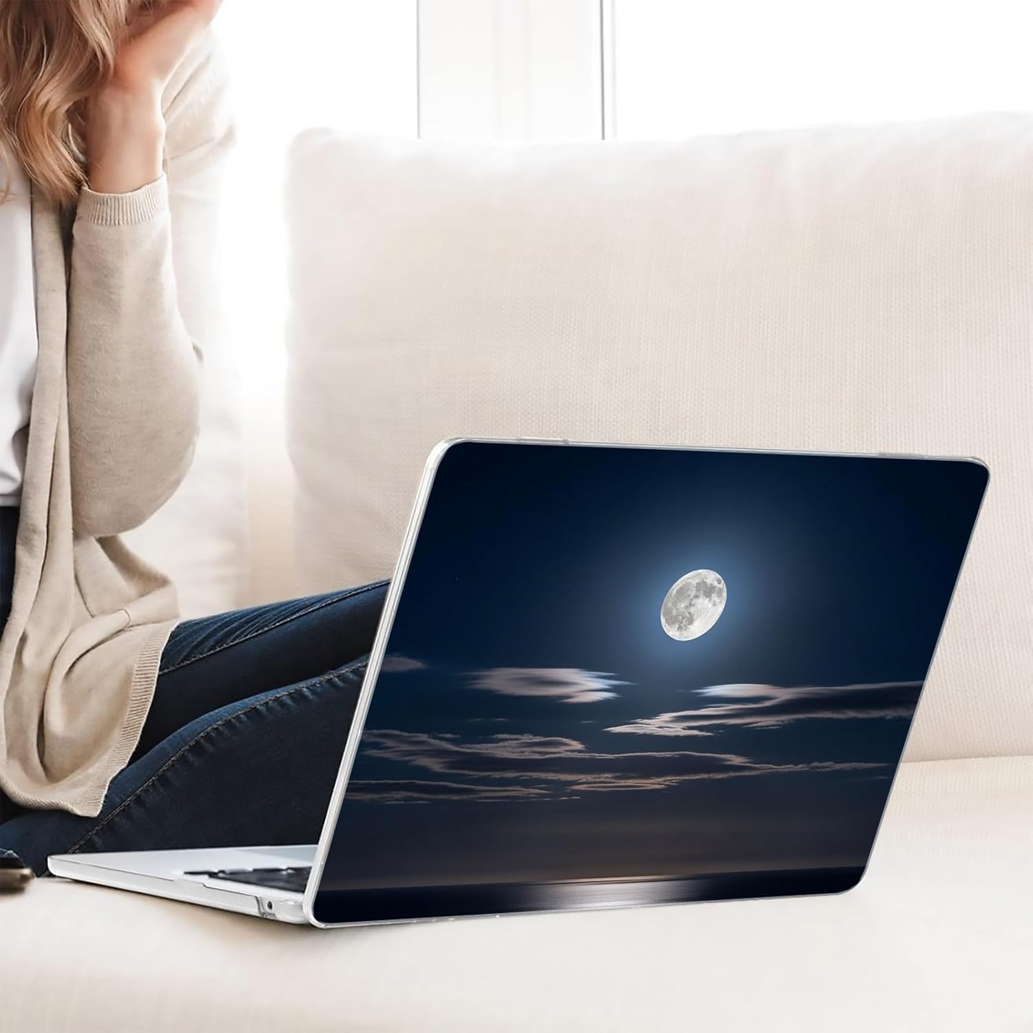 Compatible with MacBook Neo 13-inch, Hard Shell Case with Keyboard Cover and Screen Protector (A3404 A18 Pro chip, 2026 Release) - Moon MC22045