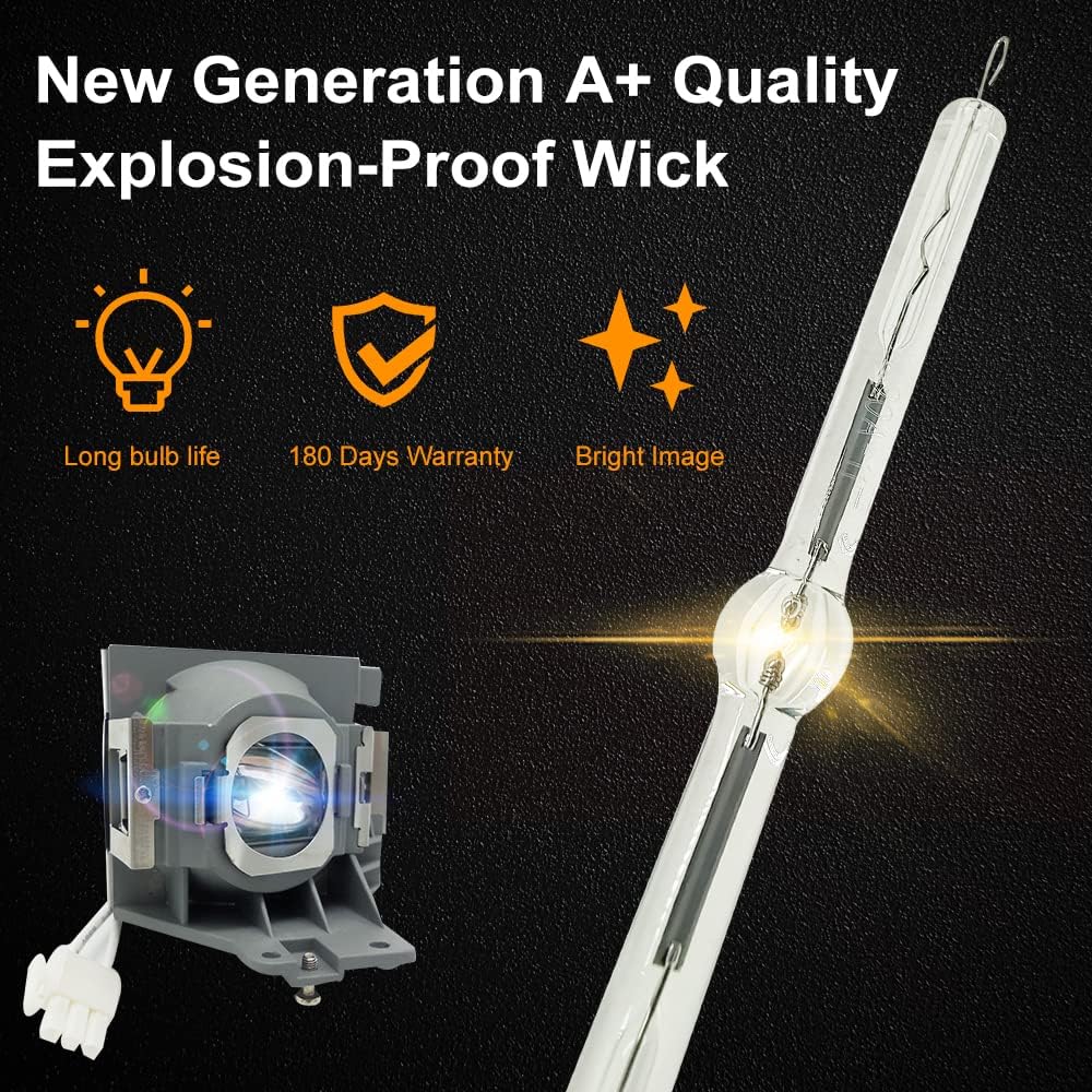 A+ Quality RLC-101 / RLC-104 / RLC-105 Replacement Projector Lamp Bulb with Housing Compatible with ViewSonic Pro7827HD PJD7836HDL PJD7526W