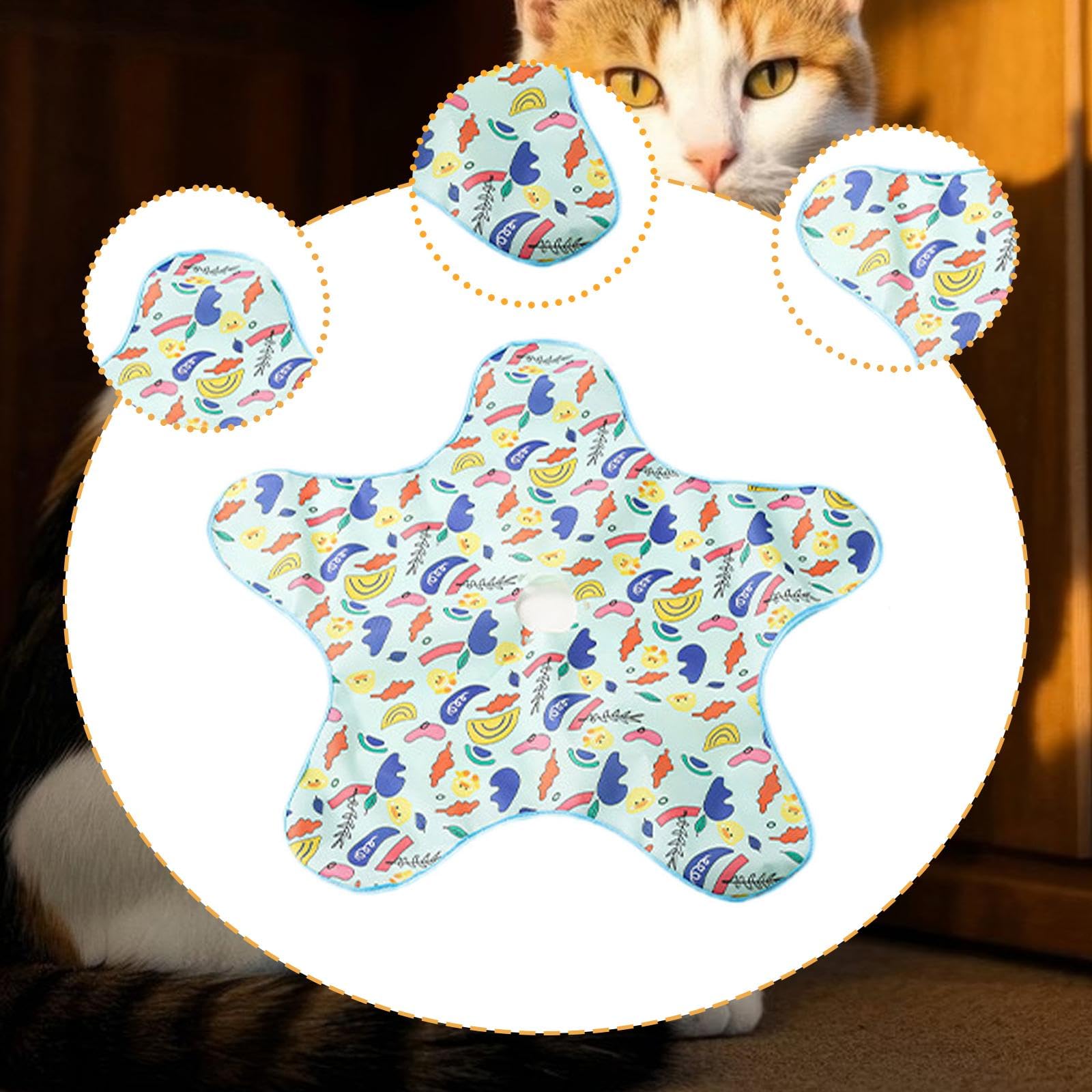 Perfeclan Magique à Plumes dissimulées et Mobiles, Jouet d'exercice Amusant pour Chatons, Jeu interactif Automatique pour Chatons, Canard