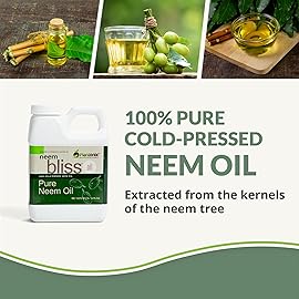Neem Bliss (2.5 Gallons) - Pure Neem Oil Concentrate - 100% Cold Pressed Neem Oil - All-Natural Neem Oil Concentrate - Pure Neem Oil Extract - Unrefined Neem Oil for Hair - Neem Seed Oil Concentrate