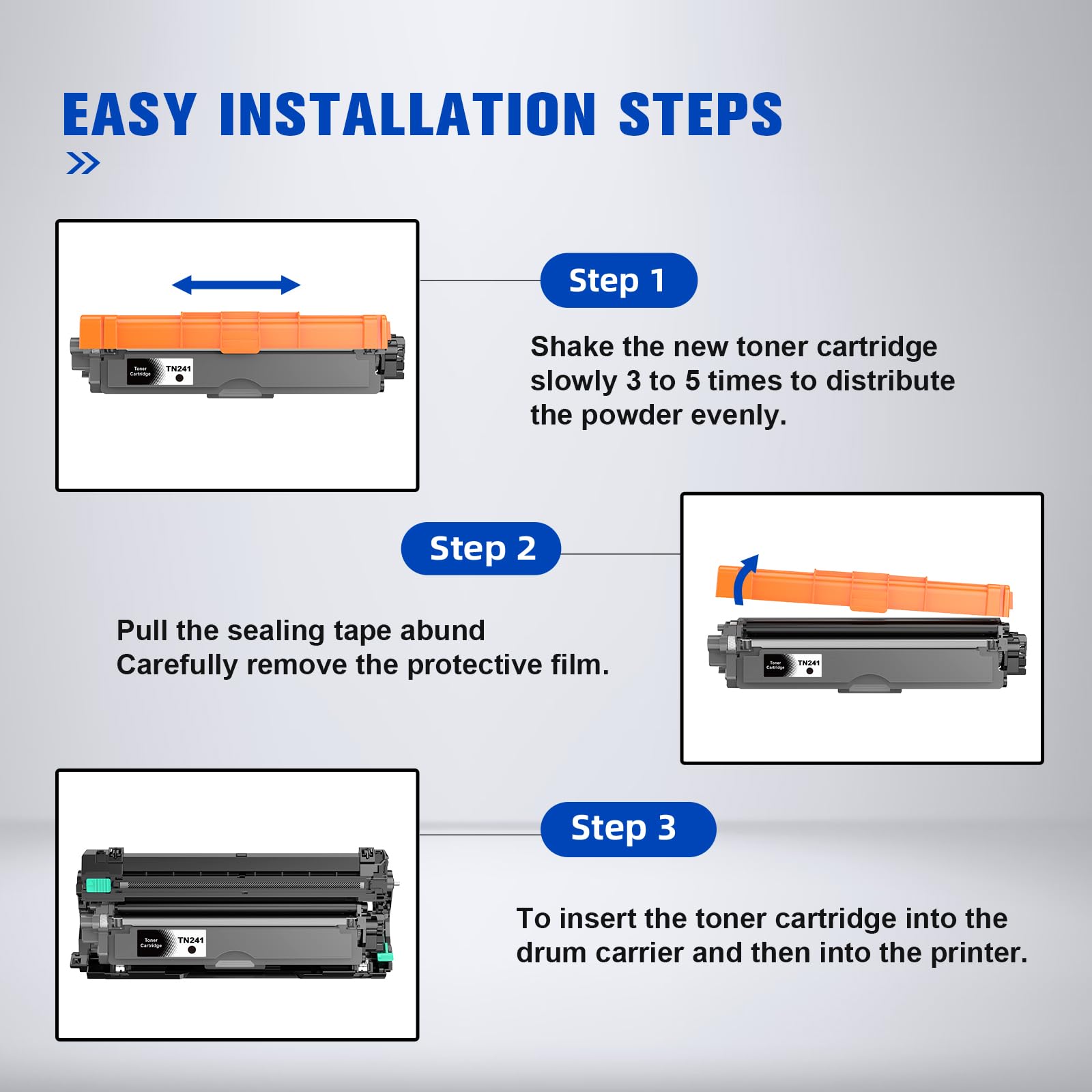 TN241 TN245 Toner Compatibile con Brother TN-241 TN-245 Cartuccia Toner