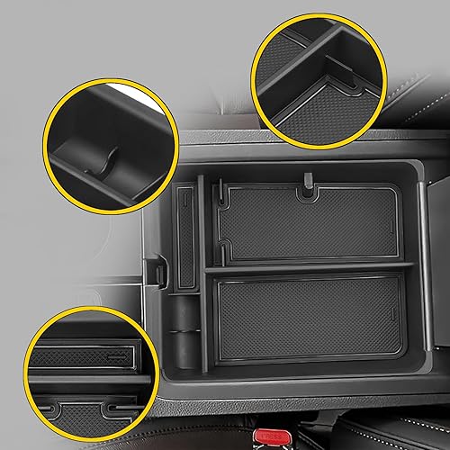 Miniatura 4 de Organizador de consola central para Hond Pilot 2023 2024, caja de almacenamiento de reposabrazos de control central, bandeja organizadora