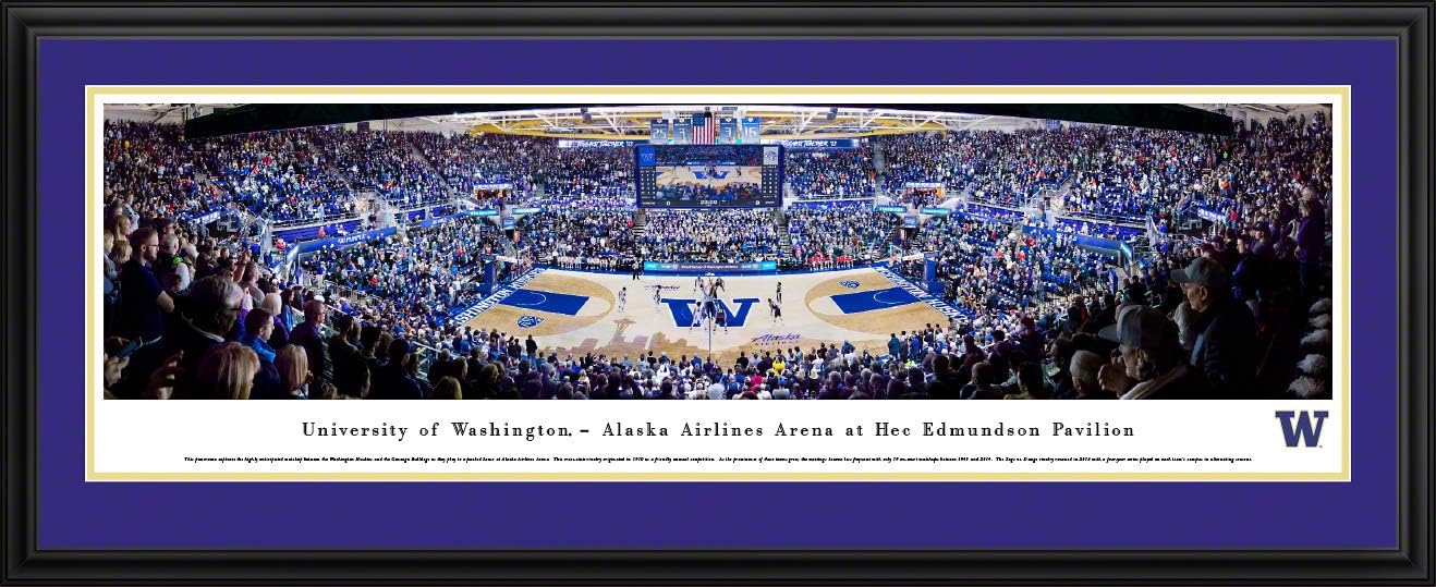 Washington Basketball - College Posters, Framed Pictures and Wall Decor by Blakeway Panoramas