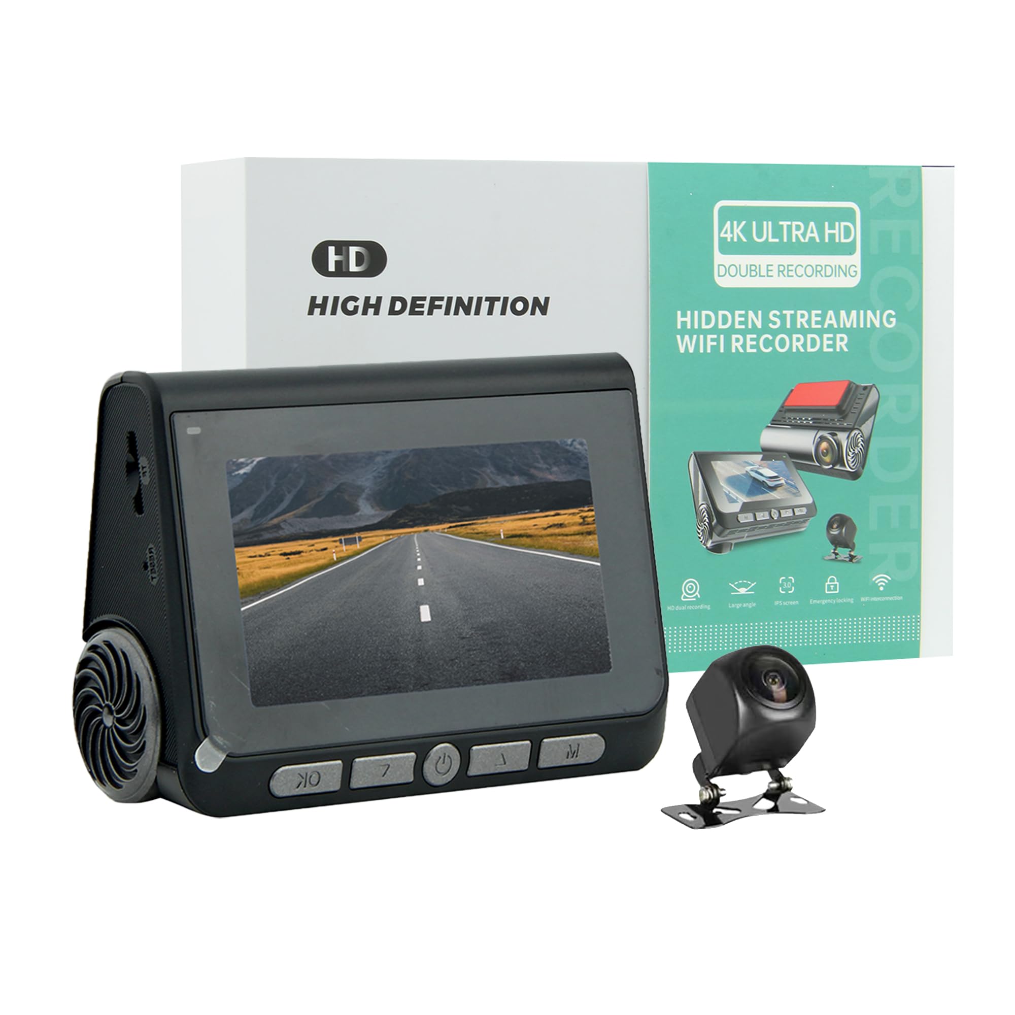 GoldMaxx GX23 4K Dash Camera with GPS | Dual Front & Rear Car Dashcam | Built-in WiFi, Superior Night Vision, Easy Setup | 3” HD Screen with Intelligent Alerts, Time Lapse & Loop Recording (B0DGGTHD1M) Amazon Price History, Amazon Price Tracker