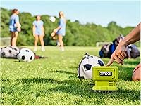 Vista 7 de Buho Cordless Inflator Accessory Bundle - Ryobi 18 Volt High Pressure Inflator 2.0 Ah Battery 18V Charger Tool Bag for Tires and Inflatables