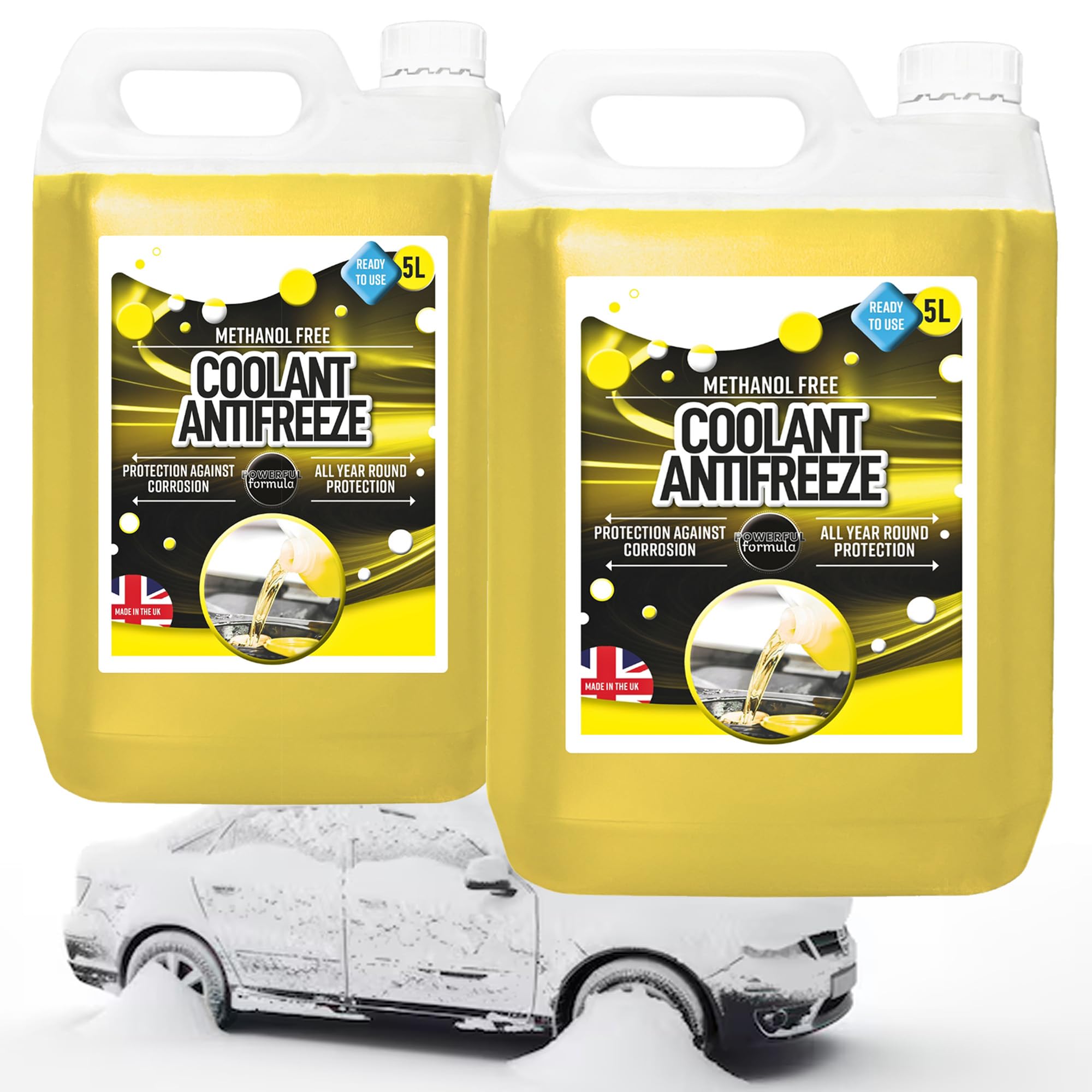 STORM TRADING GROUP 5L Coolant Antifreeze Engine Protection From Freezing, Overheating & Corrosion Smooth Performance Year-Round Ready To Use (1)