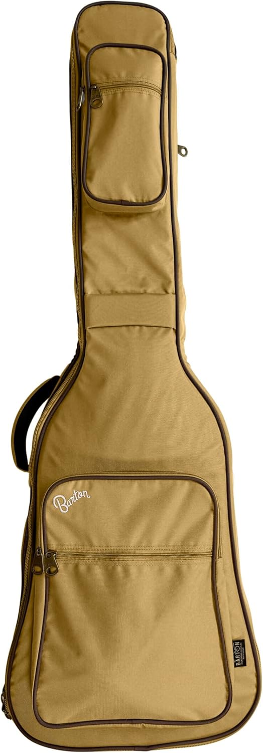 BARTON Lockdown Premium Short Scale Bass Guitar Gig Bag, Goldenrod