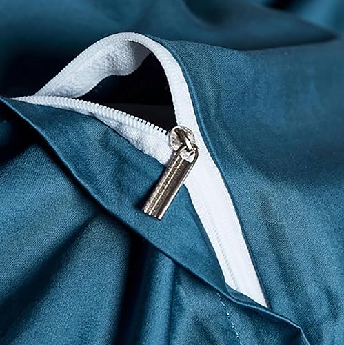 Miniatura 6 de ErZhuiZi Juego de funda de edredón de 4 piezas tamaño King, funda de edredón de tamaño doble, 1 funda de edredón, 1 sábana y 2 fundas de almohada