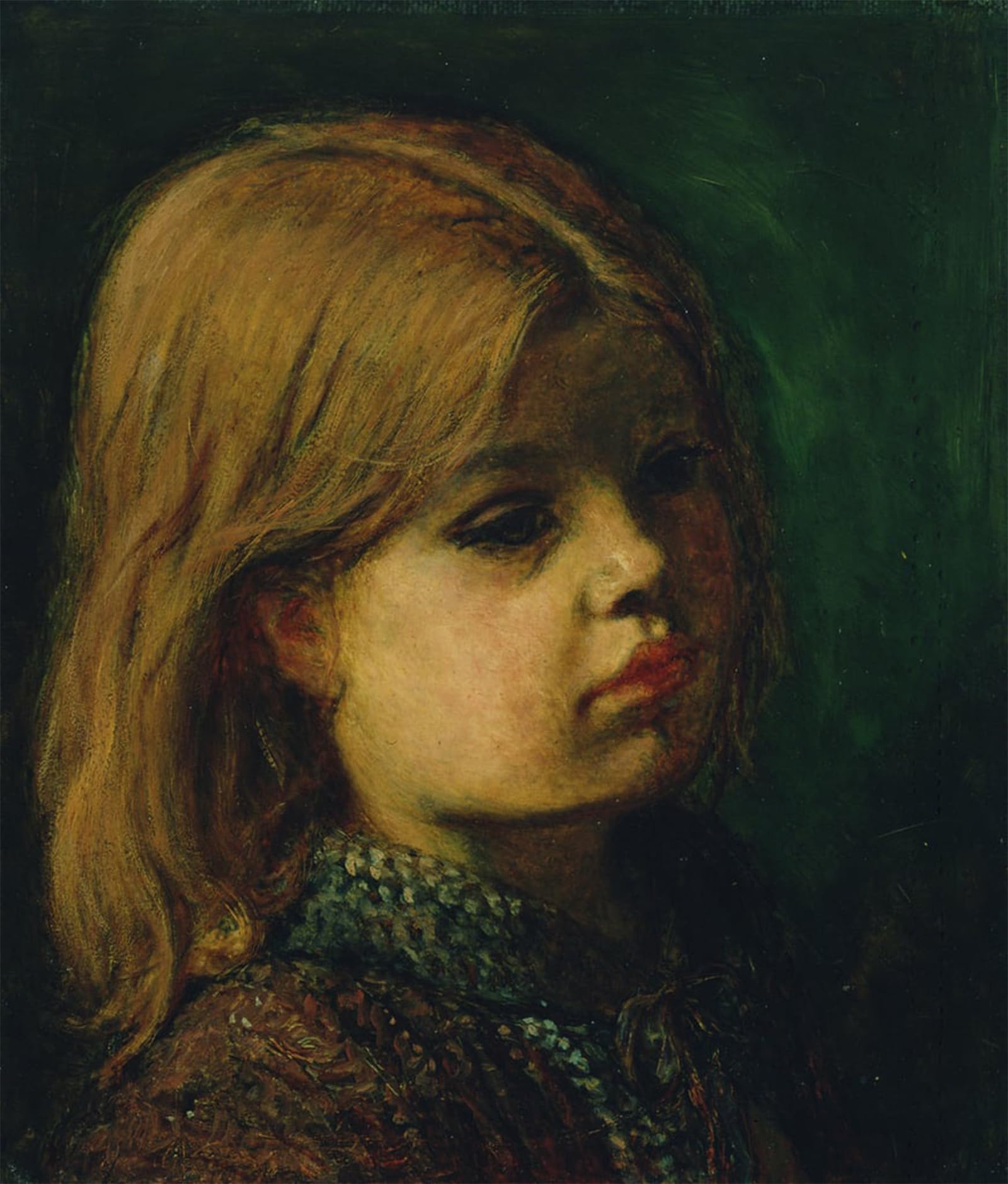 ARTXLXXBN Famous Painting Art Wall Decor Abstract Art Picture Head of a Girl by John Everett Millais Animal Pictures for Home Decor 60x90cm