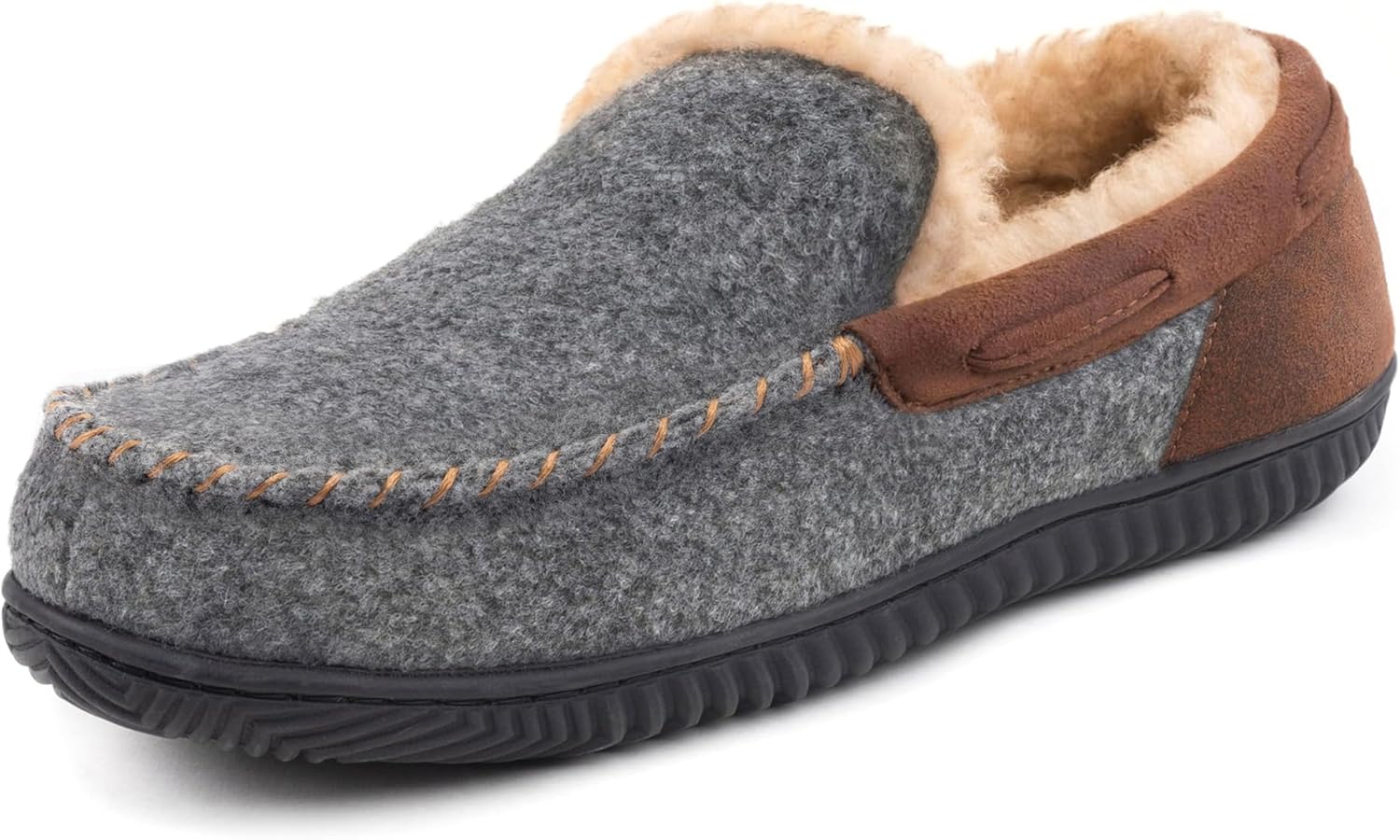 RockDove Men's Hearthfire Memory Foam Moc Slipper - Image 7