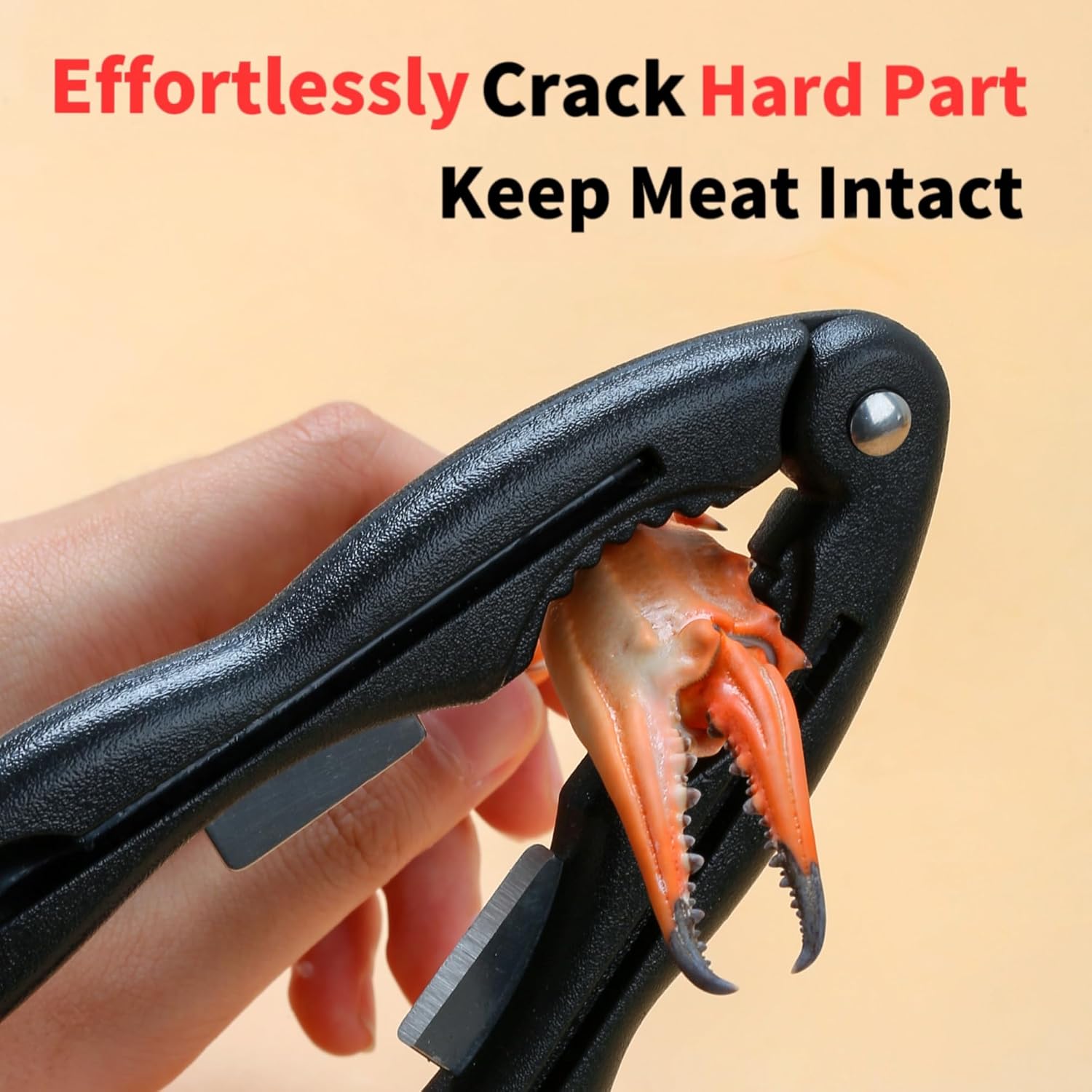 2PCS Crab Crackers and Tools Multifunctional Crab Leg Crackers Efficient Lobster Crackers Sturdy Seafood Crackers and Tools Portable Lobster Crackers and Picks Set Crab Claw Crackers