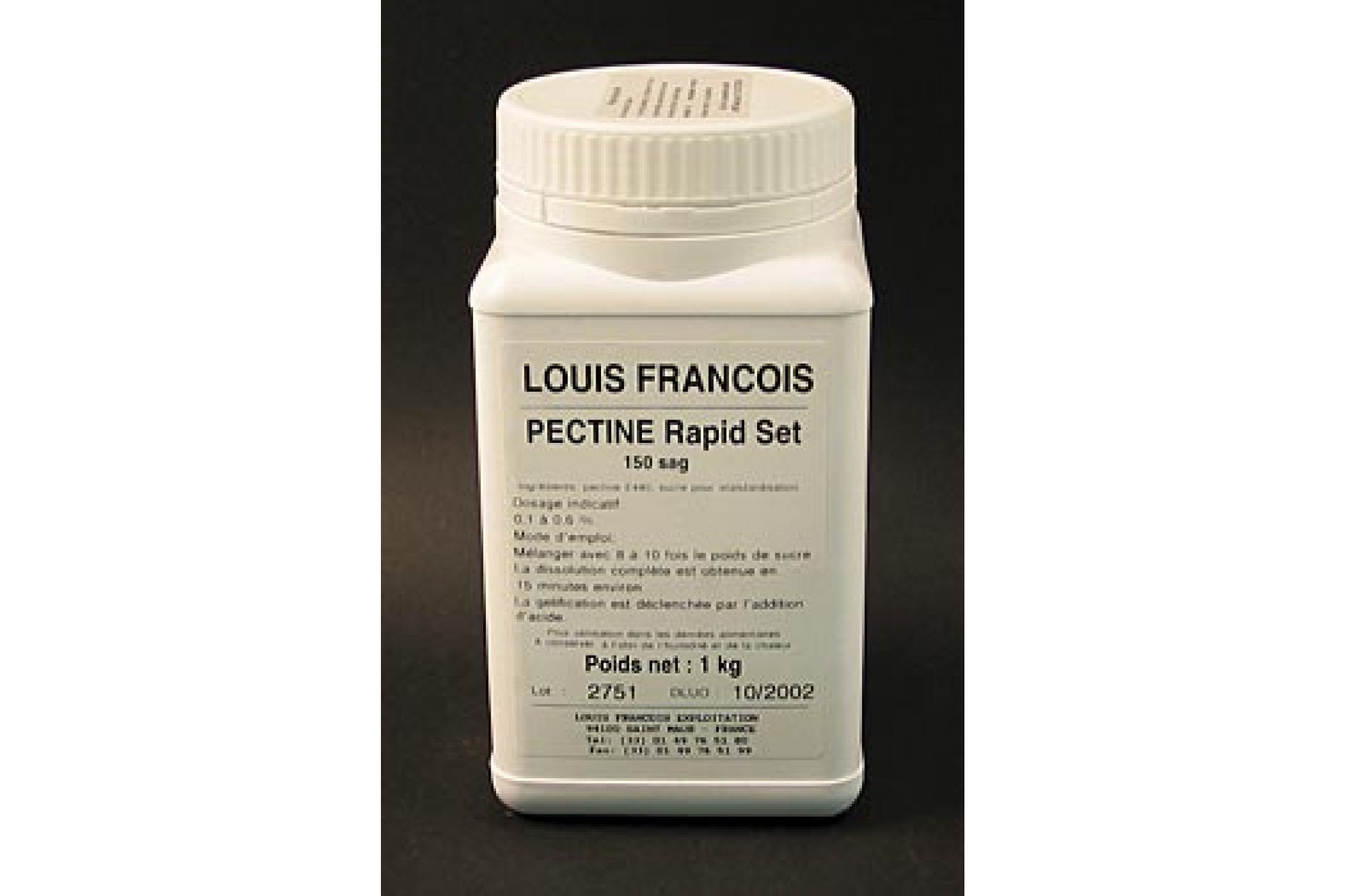 Pektin - Pectine RS 150 - Rapid-Set, Geliermittel für Marmelade/ Konfitüre, 1 kg