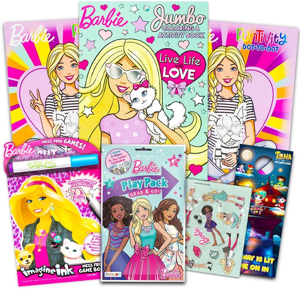Amazon.com: Bendon Barbie Coloring & Activity Book (Barbie 60 Advanced ...