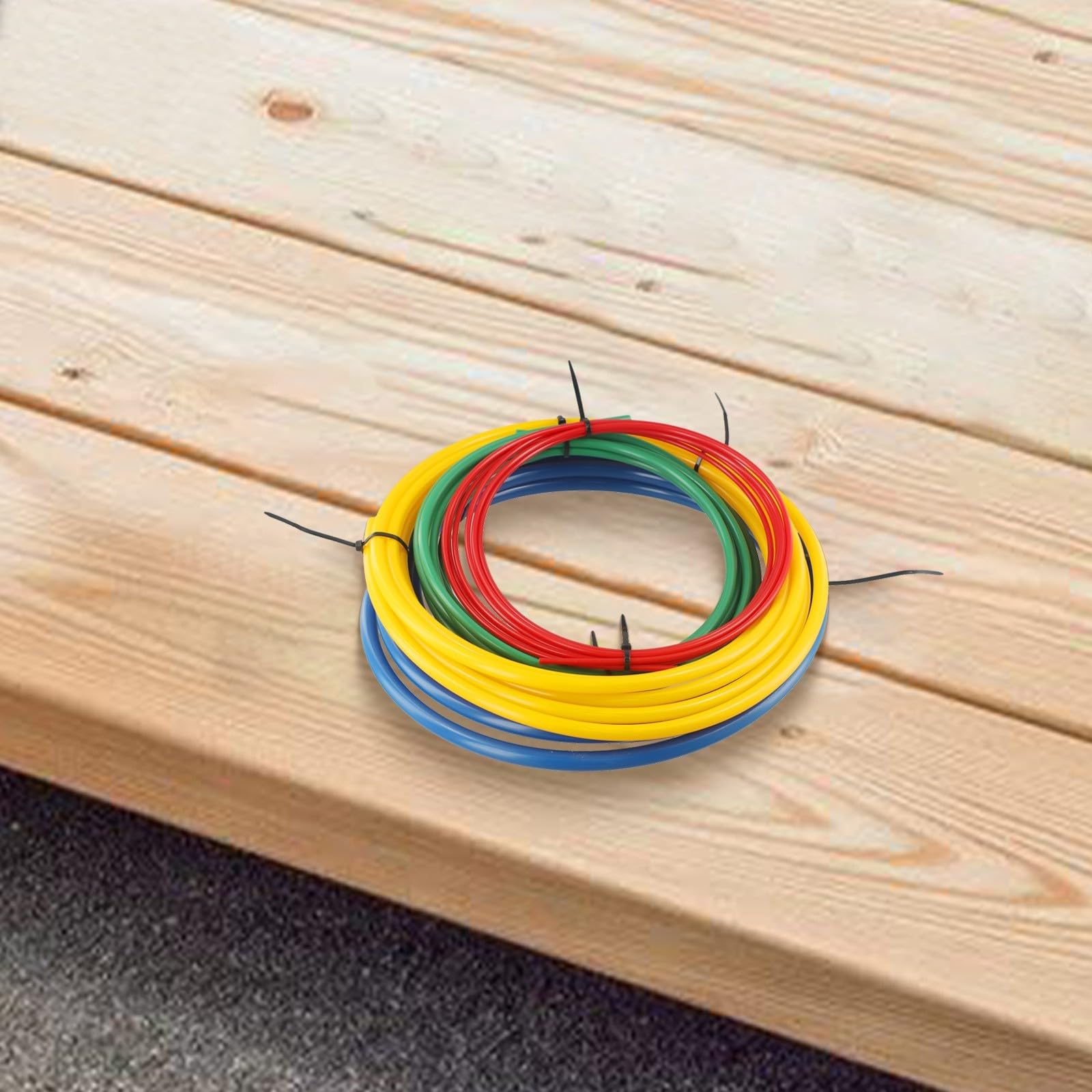 Zilimontt Lot de 4 bandes de cintrage de tubes en cuivre professionnel pour climatisation avec construction en plastique PE pour tubes de 1/4 3/8 1/2 5/8 pouces