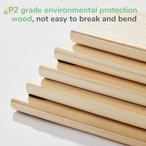 Miniatura 8 de Novilla Marco de cama tamaño King con cabecero, marco de cama de plataforma de metal, resistente, no necesita somier, soporte de listones de madera,