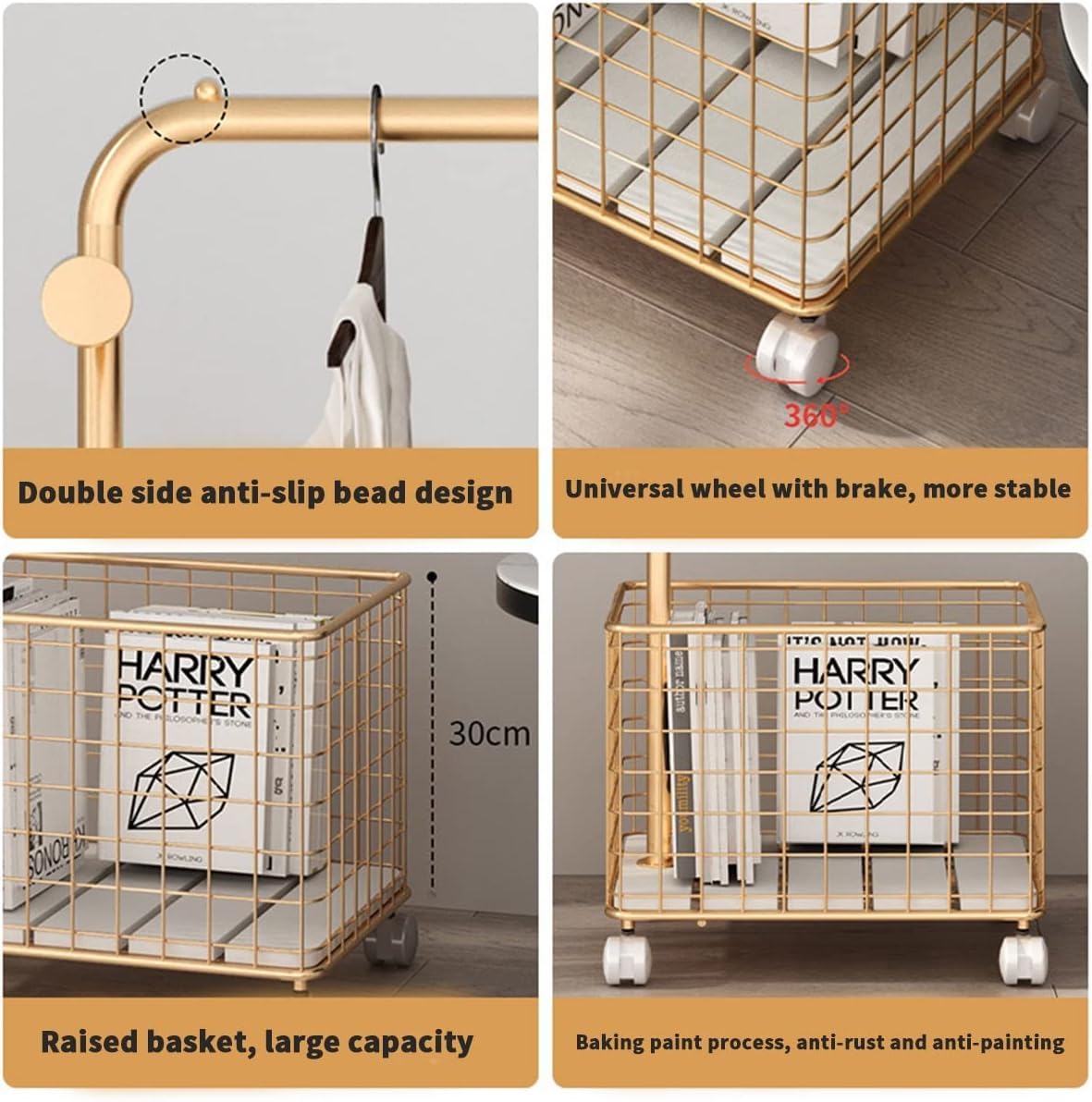 Calyrex Clothes Hat Rack Metal Floor-Standing Heavy with Rolling Swivel Wheels Coat Rack Clothing Rack Suitable for Living Room Bedroom Dormitory with Storage Basket Hangers Rustproof offers donot miss