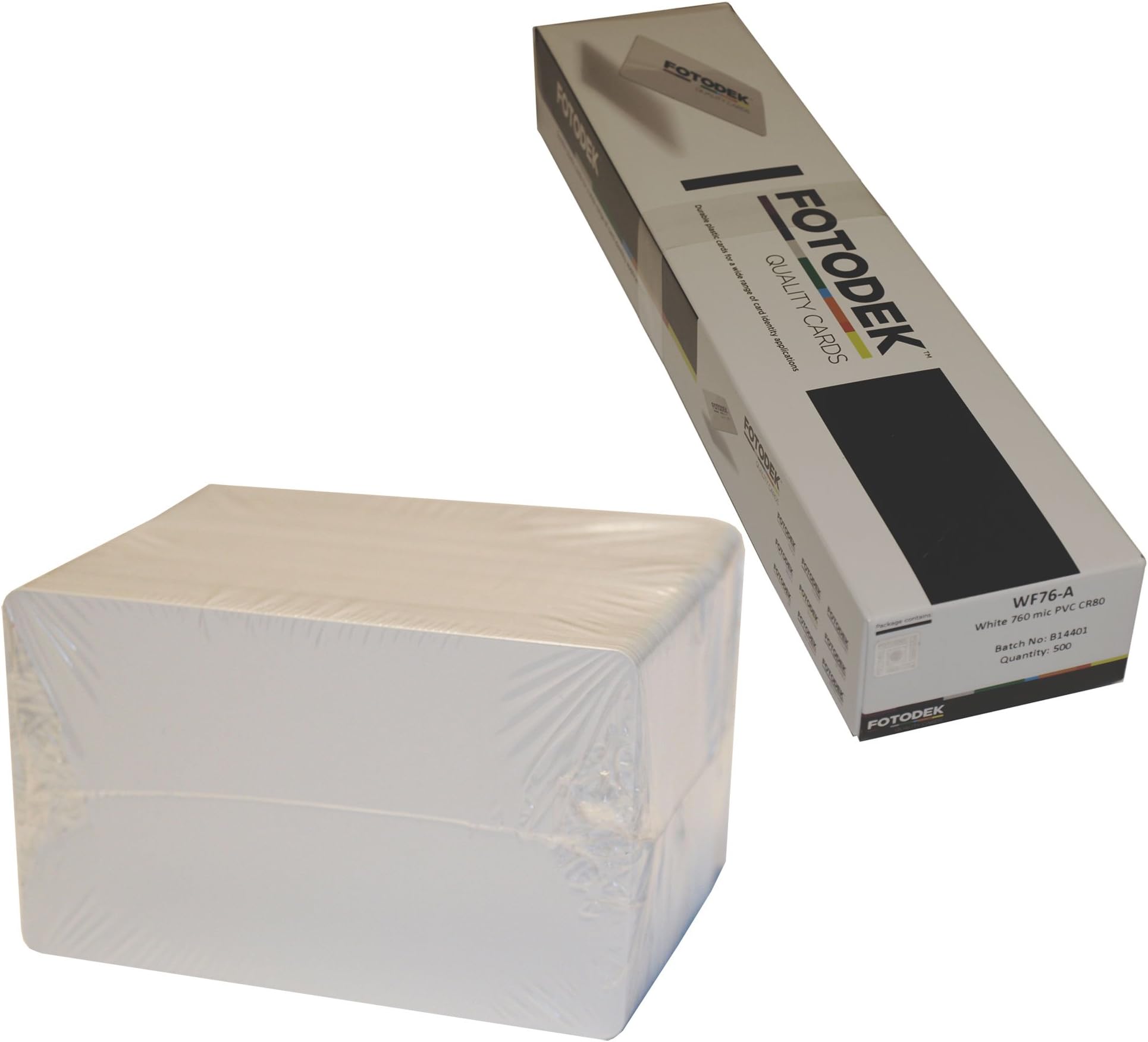 500 x PVC Cards - Blank Premium Fotodek