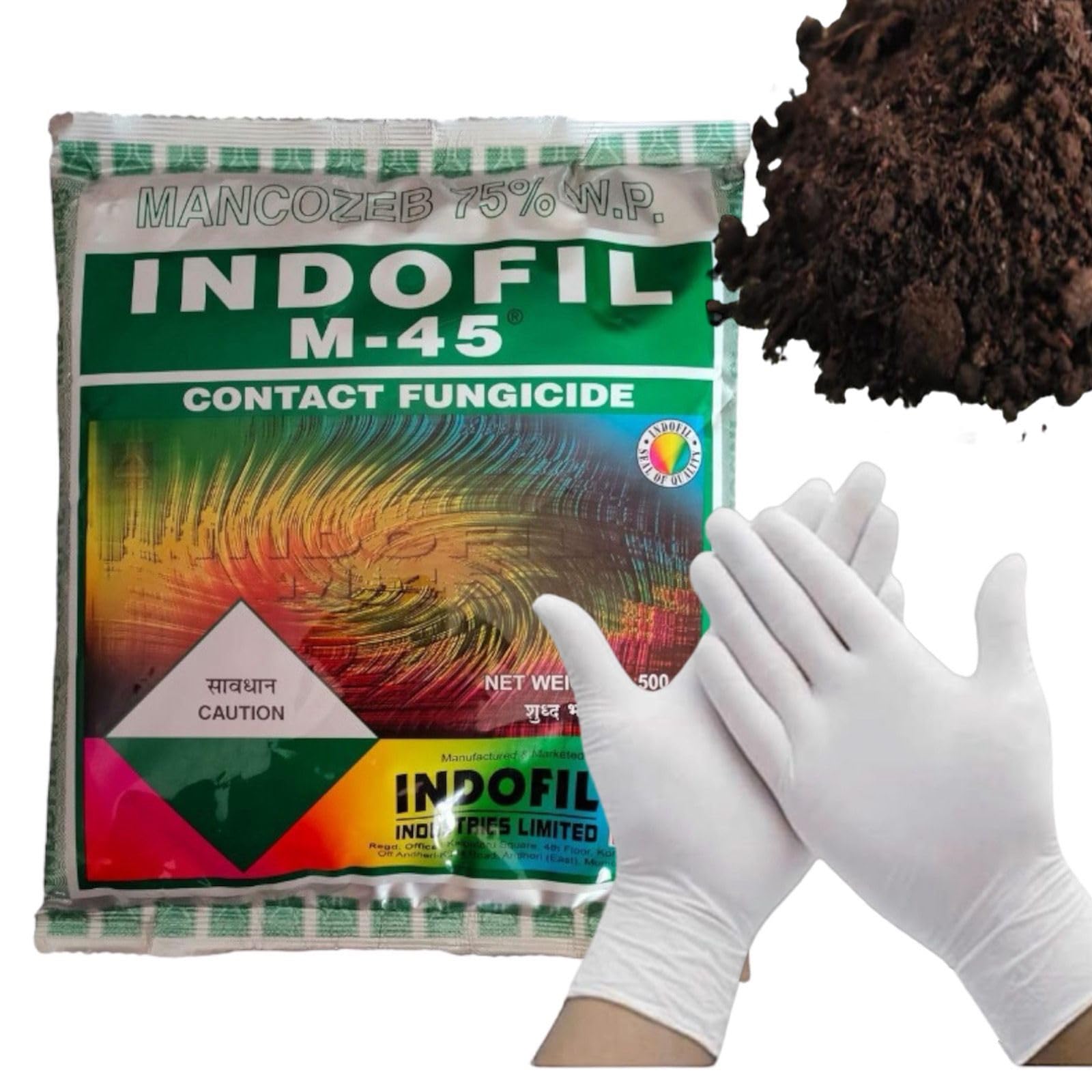 INDOFIL M-45 FOR PLANTS(100gm)+Neem Khad Powder Loose (300gm) WITH GLOVES. (B0CWTYQM24) Amazon Price History, Amazon Price Tracker