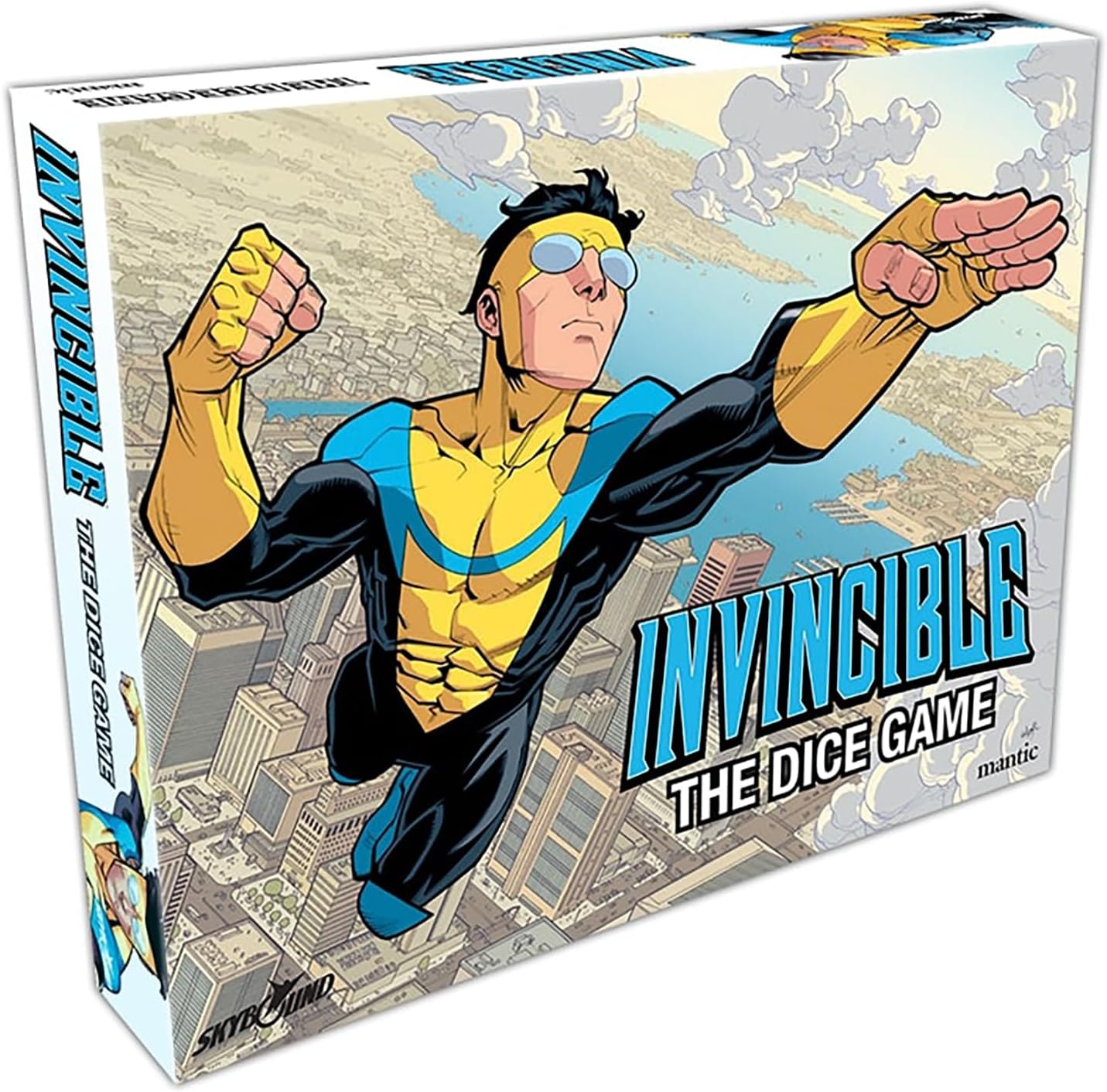 Mantic Games: Invincible: The Dice Game - Fast Paced Push Your Luck Dice Rolling Game, Comic Book Card & Dice Battle Game, Ages 10+, 2+ Players