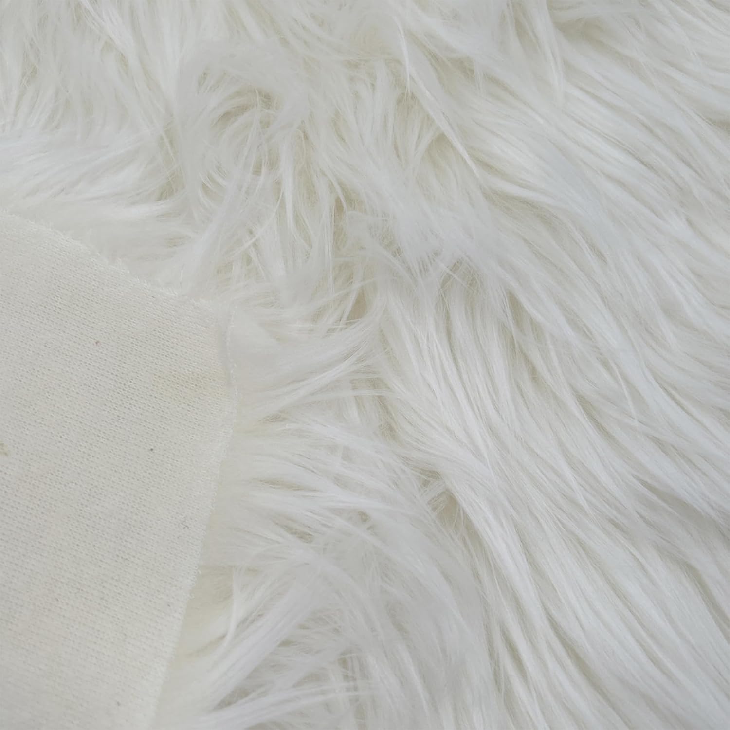 Mongolian Faux Fur-Christmas Fuzzy-Fabric by The Yard-Fluffy, Shaggy Mohair-for Costumes, Plush Toys, Apparel, Clothing, Decoration, and Gnome Beard Miniature