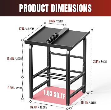 Dumbbell Rack Only Weight Stand For Adjustable Weight 500lbs Load up Heavy Duty for Home Gym(No Dumbbell, Rack Only)