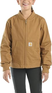 Girls Rugged Flex Relaxed Fit Canvas Bomber JacketJacket