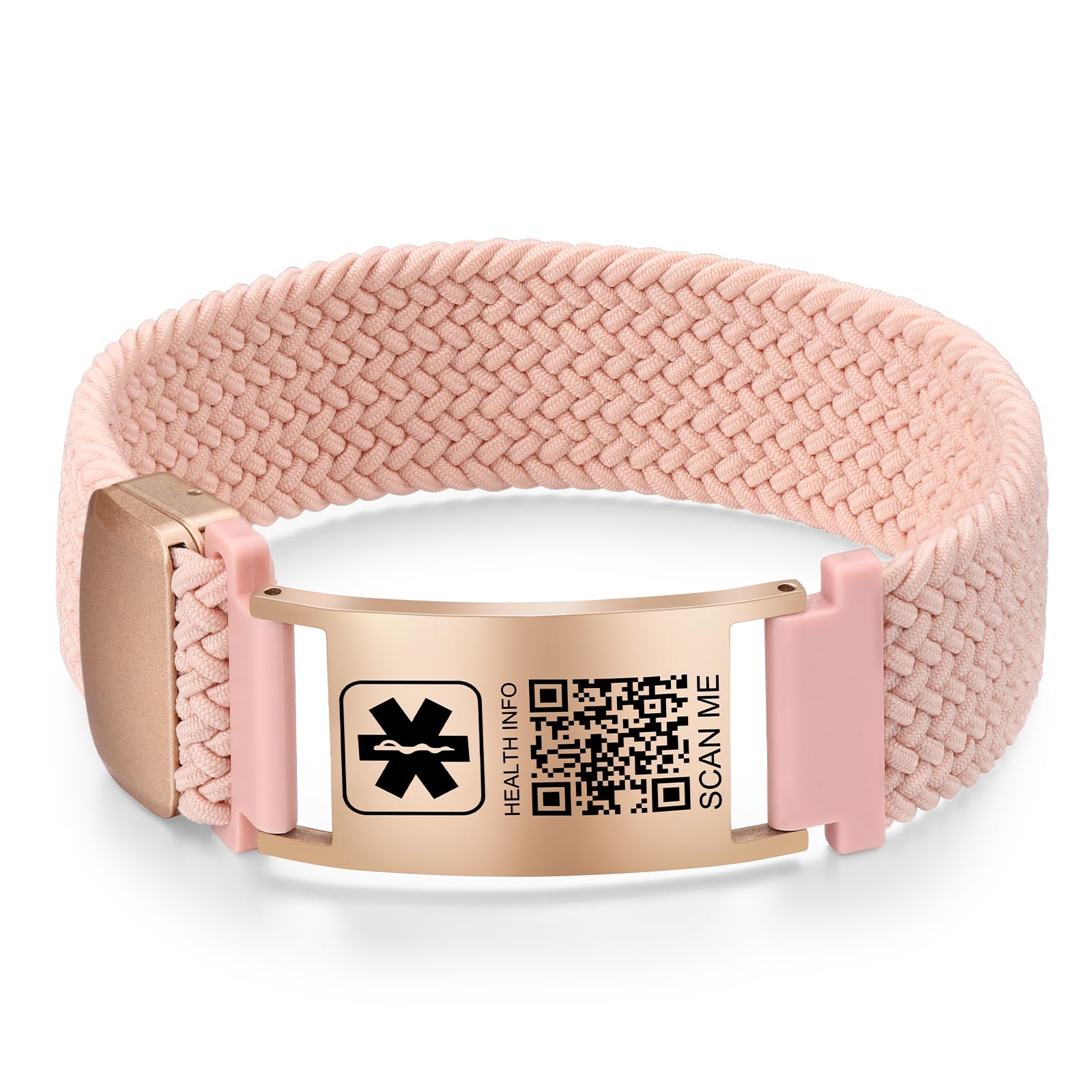 Upgrade Medical Bracelets Men Women with QR Code Medical Alert ID Bracelets