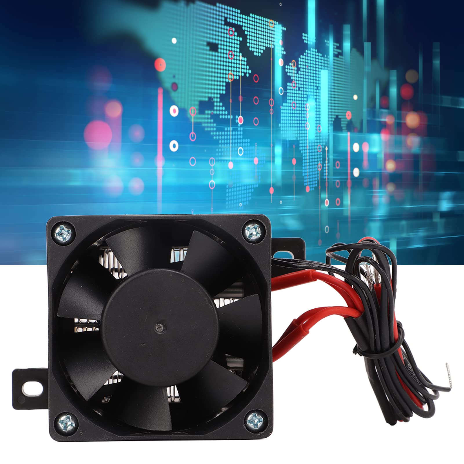 Calentador PTC, Mini Calentador de Aire para Coche, Accesorios de Ventilador de Calentador de Aire de Temperatura Constante, para Espacio Pequeño, 150W AC220V
