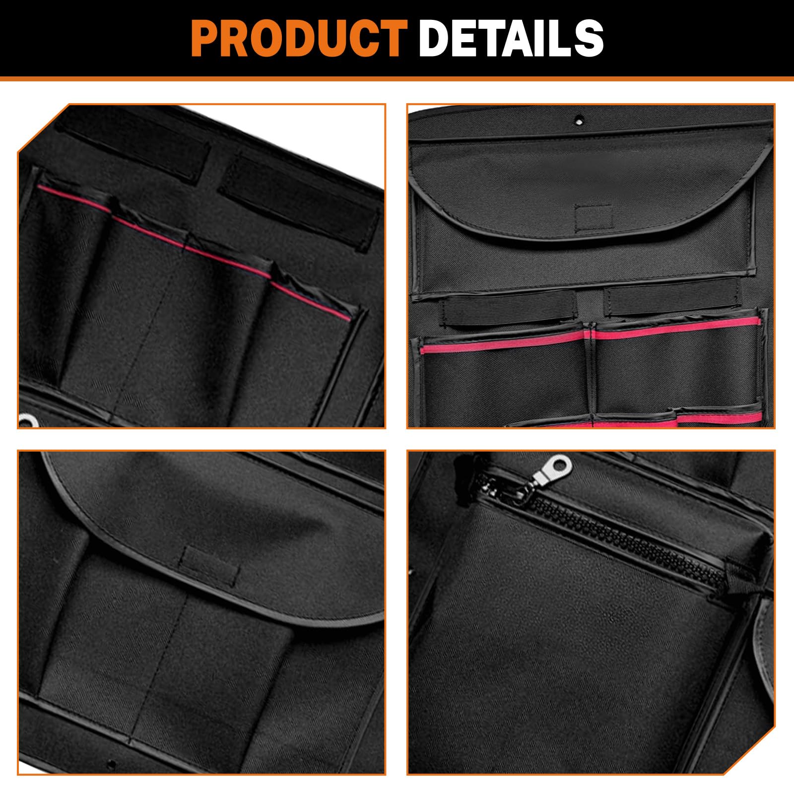 Organizer per Borse per Porta Posteriore per VW Caddy 2003-2021 | 2pcs Borse Portaoggetti per Camper, Organizer per Interni Furgone