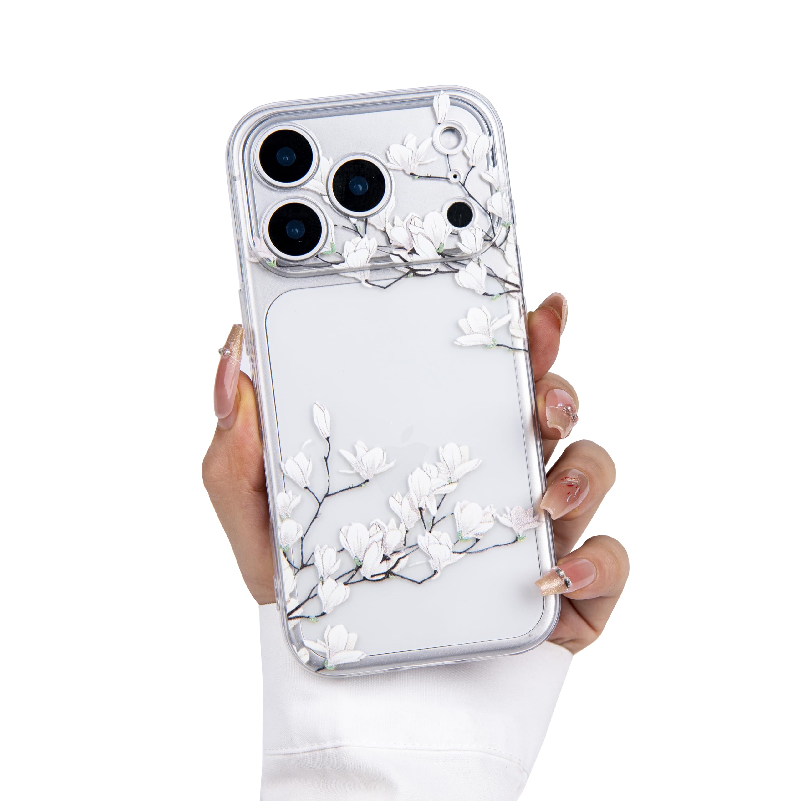 Einaily Hülle für iPhone 17 Case Crystal Clear Handyhülle Mode Chic Herz Muster Ultra Dünn Transparent Klare TPU Silikon Bumper Stoßfest Kratzfest Schutzhülle für iPhone 17 Slim Case Cover
