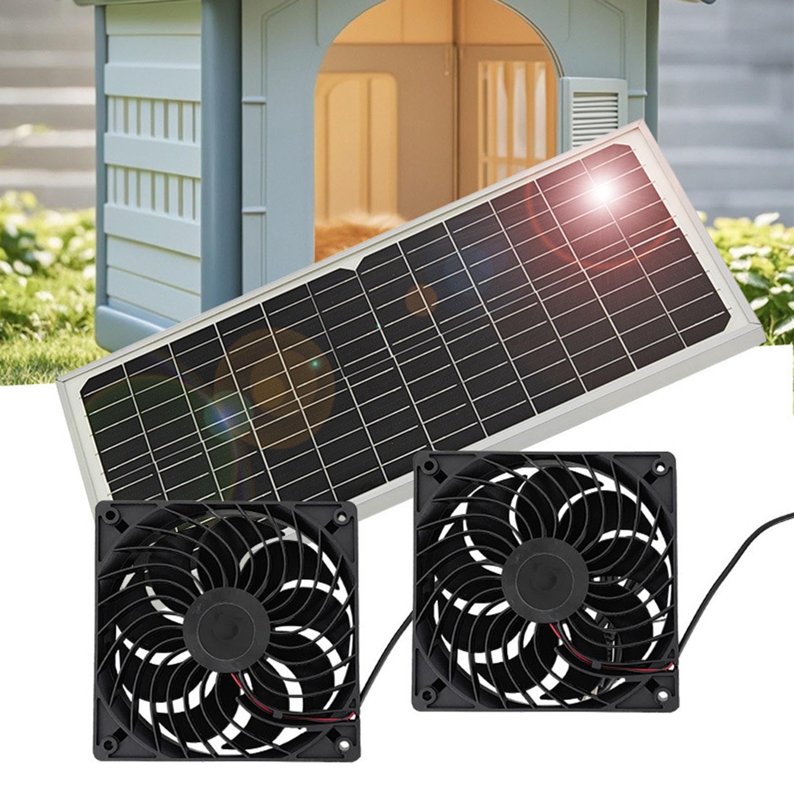 Wentylator Solarny 16 W Wodoodporny Mocny I Cichy