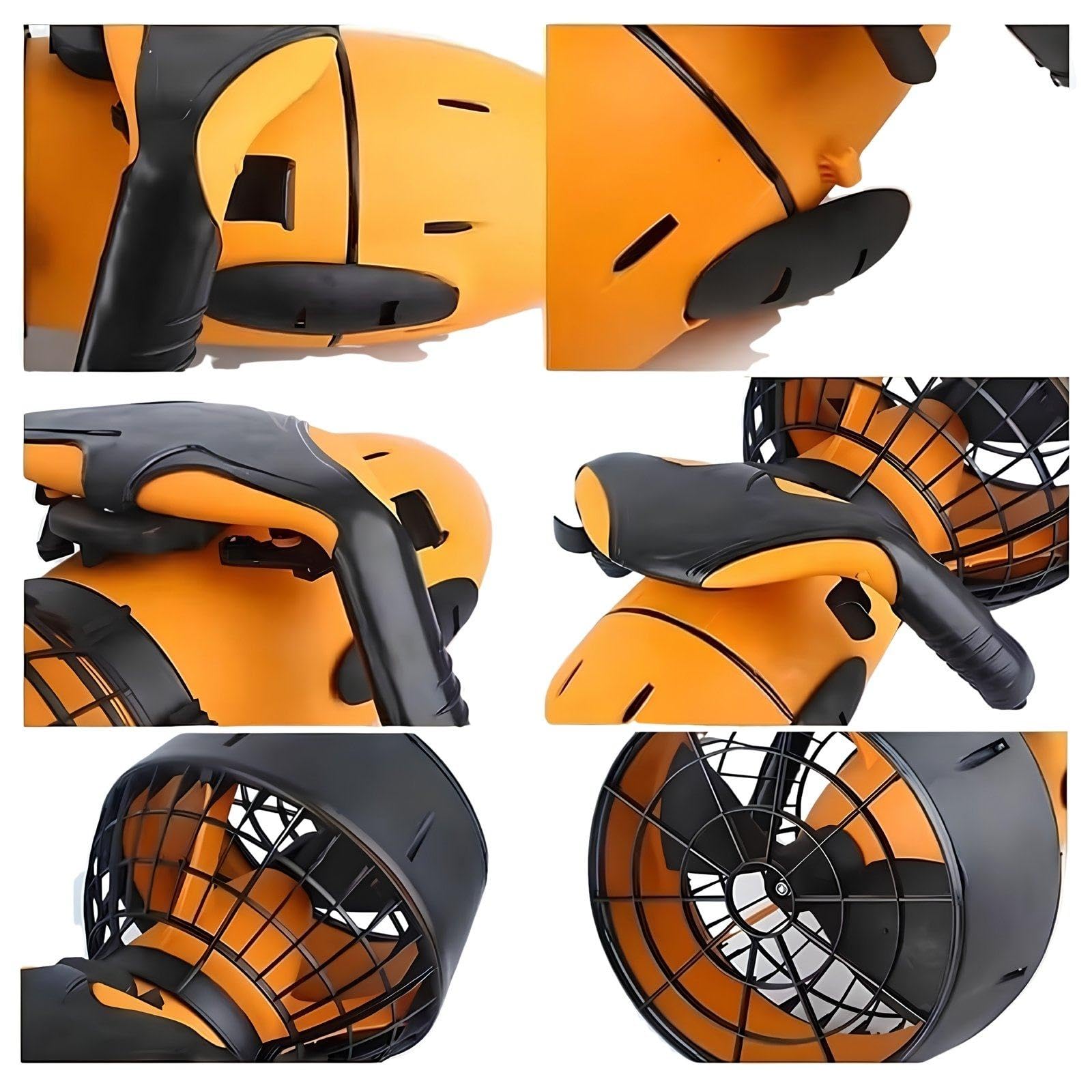 Scooter subacqueo 500W IP68 Impermeabile Fino a 30M Autonomia 60 Minuti Velocità Regolabile per Snorkeling Avventure in Mare Piscina Nuoto Sport Acquatici