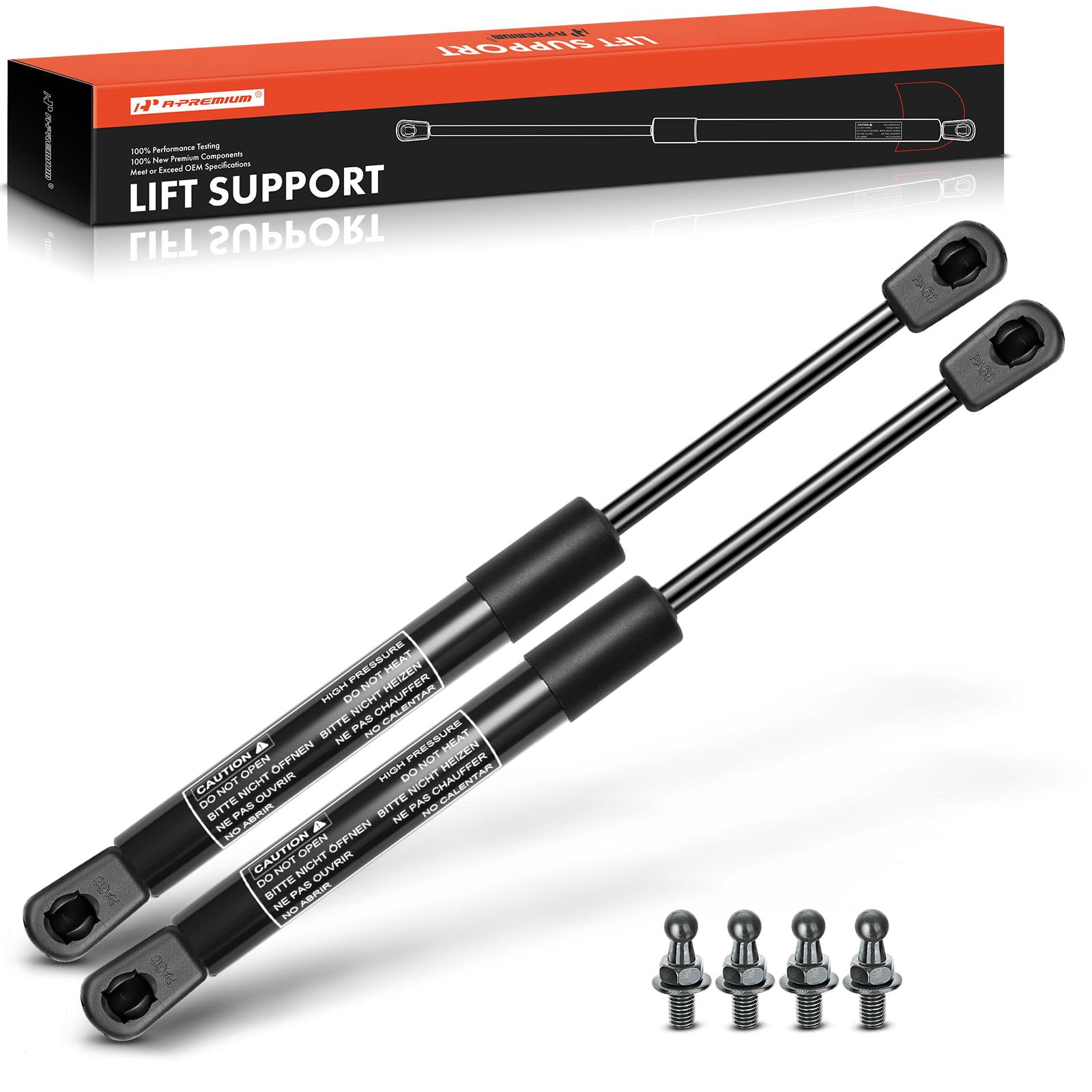 Amazon.com: A-Premium Front Hood Lift Supports Struts Shocks