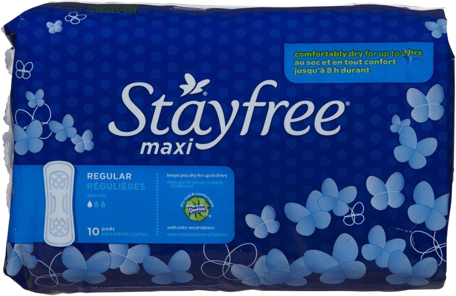 Maxi Pads, Regular-10 ct