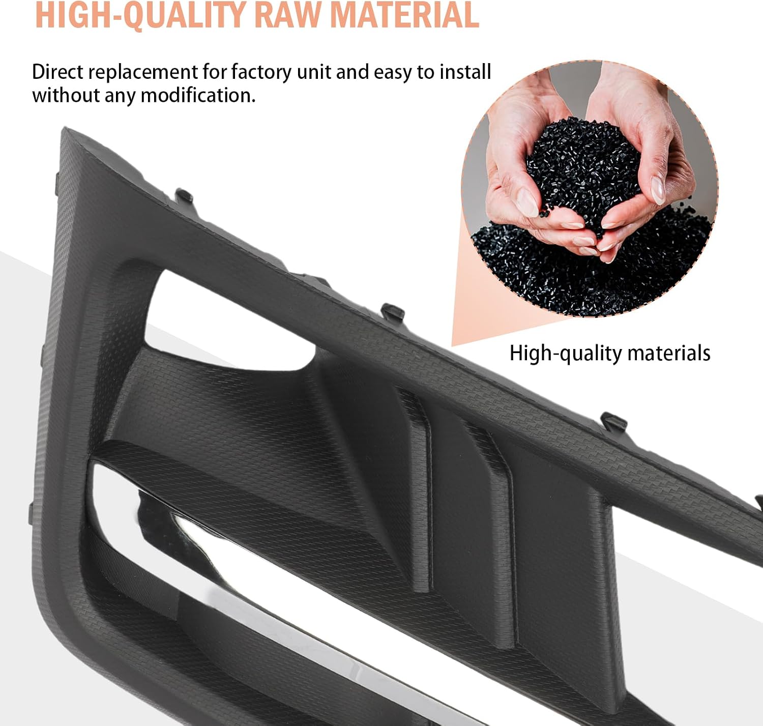 Driver Side Fit for Subaru Ascent 2019 2020 2021 2022 2023 Fog Light CoverSU1038123 57731XC01A. Fog Light Bezel