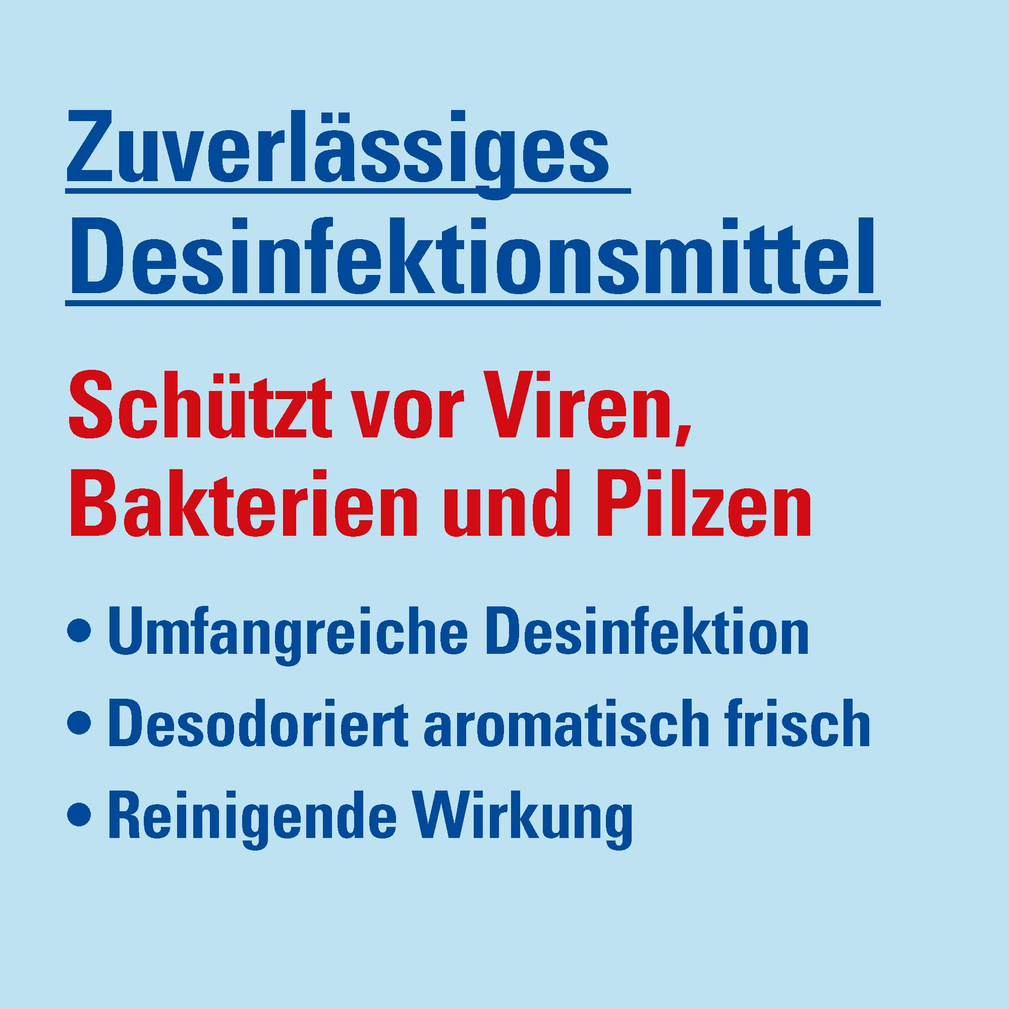 Quiko Bactazol Desinfektionsmittel, Rundum-Hygiene mit 3-fach Wirkung: desinfiziert, reinigt, desodoriert, 250 ml