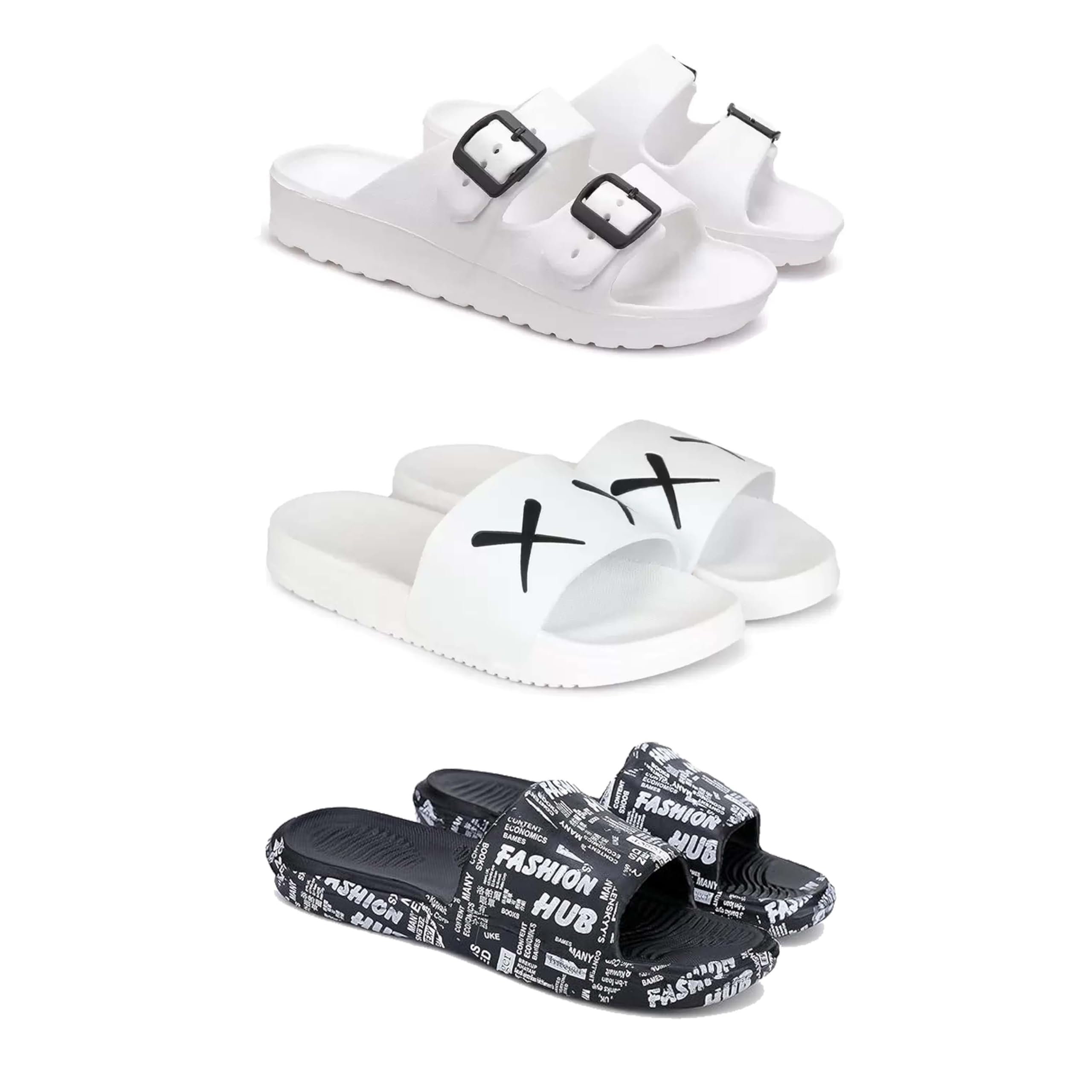 Men’s Casual Slip-On Sandals – Designs & Stylish Open-ToePCV-SAN-(3-COMBO)-3113-3029-3103-picture-42