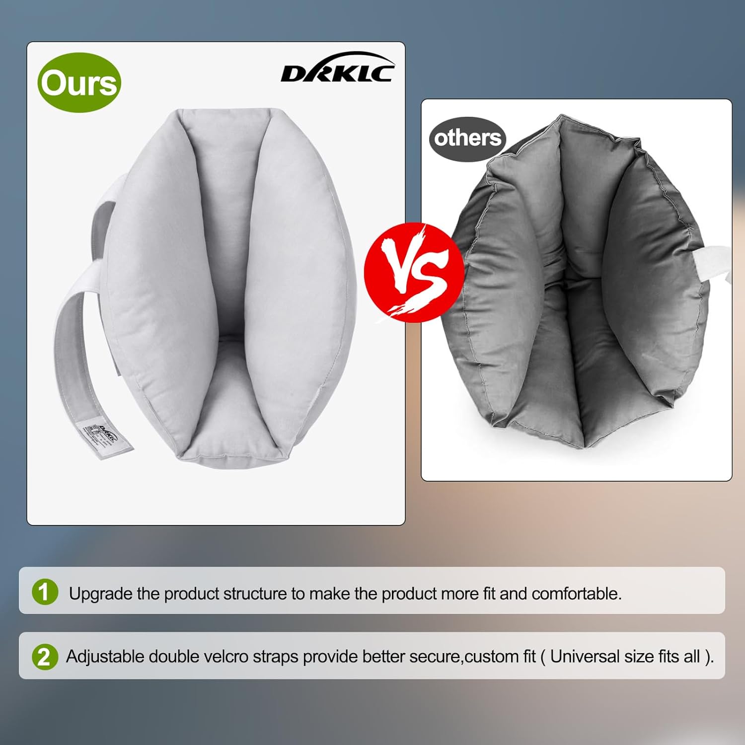 Heel Protectors for Pressure Sores,Adjustable Foot Boot Surgery Recovery Supplies for Elderly Bedridden Pressure Ulcer Ankle Pillow for Bed, Wheelchairs - Image 3