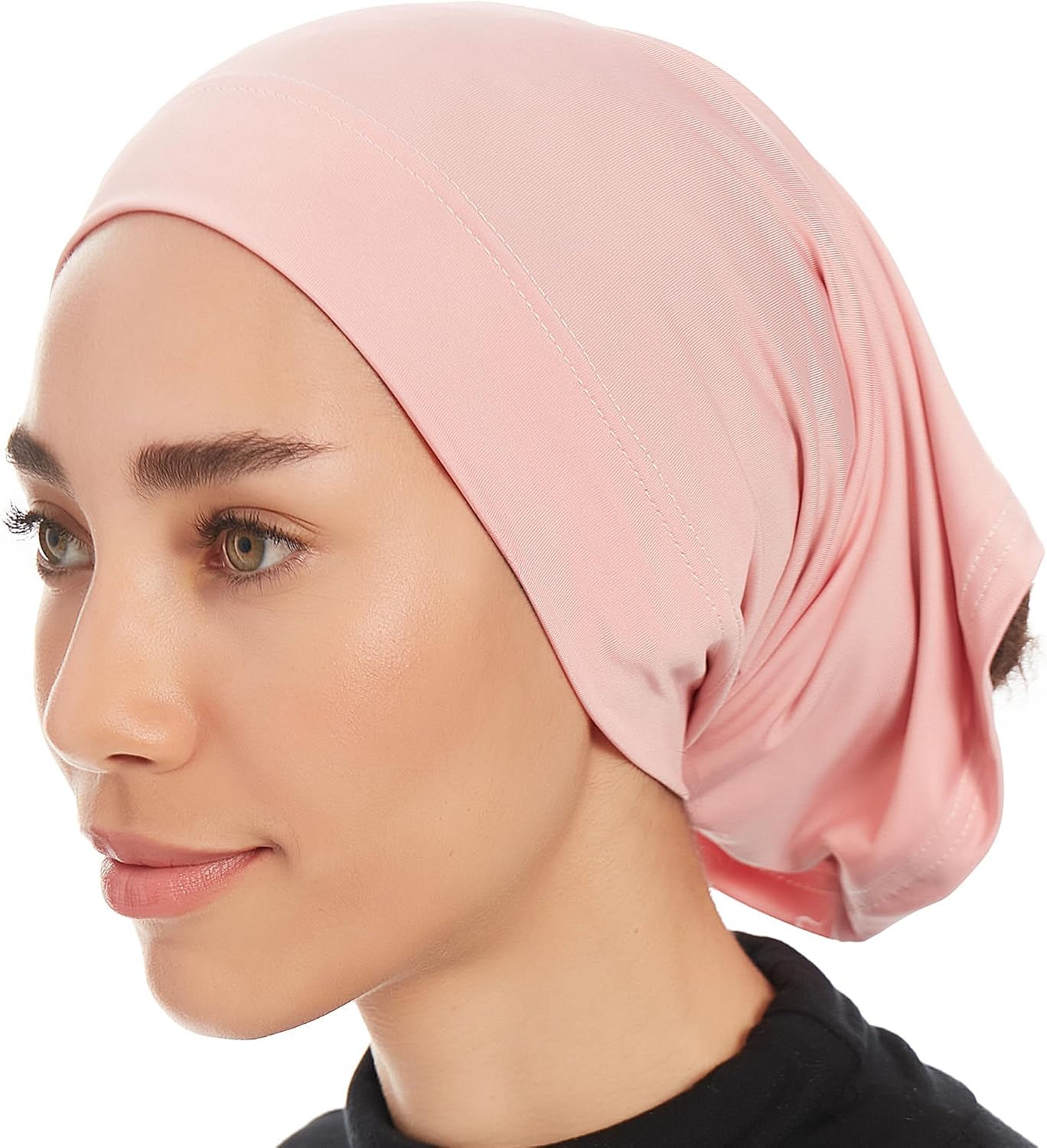 Hijab Caps Underscarf for Women – Black Hijab Cap Underscarf Turban Dreadlocks Tube – Muslim Accessories Headscarf