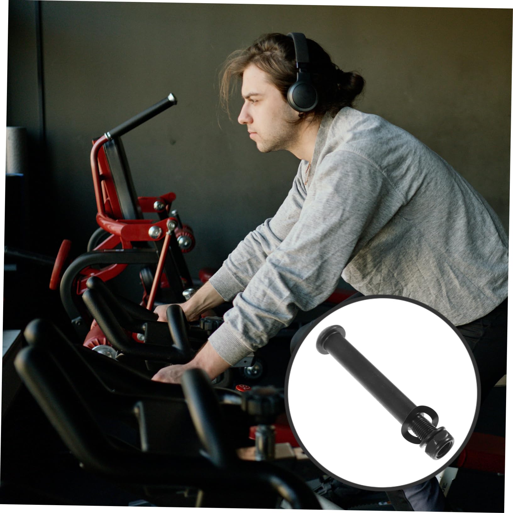 BESPORTBLE 2stücke Elliptical Trainer Schraube Stabiler Fixierungsmechanismus Langlebige Metallkonstruktion Installieren Für Sichere Nutzung Ersatzteil Für Fitnessgeräte