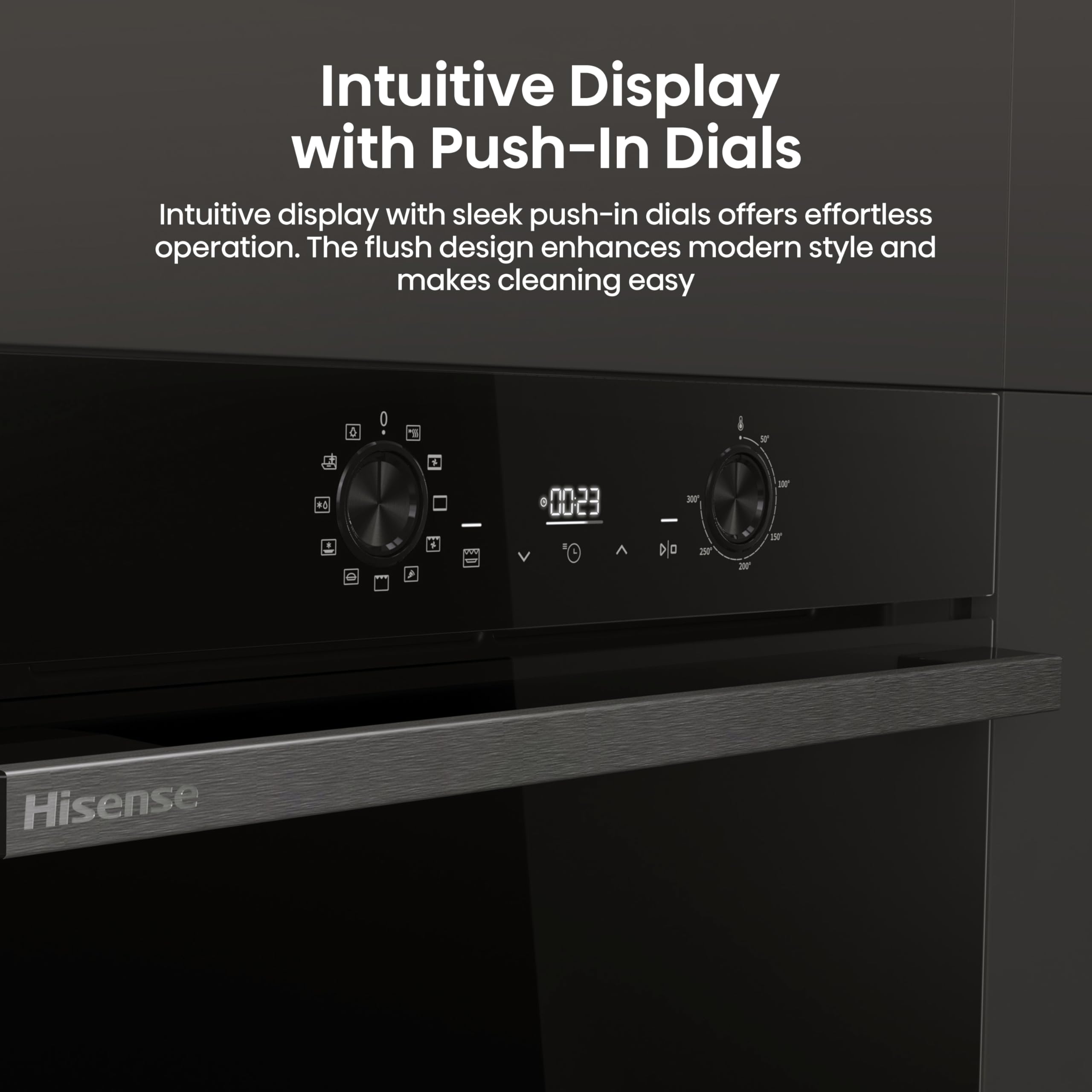 Hisense BI622ABPGUK - Built-in 77L Electric Single Oven - Stainless Steel with Even Bake, 300°C Pizza Mode, Frozen Food Mode, Steam Clean - A Rated, Extra Large — view 12