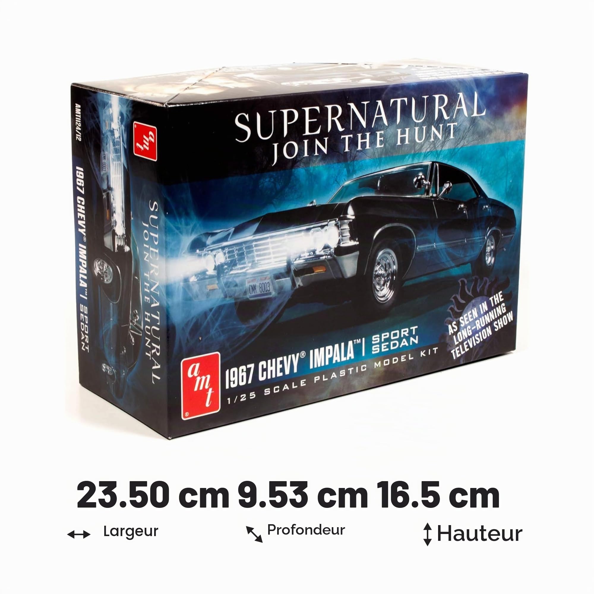 AMT Ertl 1967 Chevy Impala 4 portes, Night Hunter AMT1124, multicolore