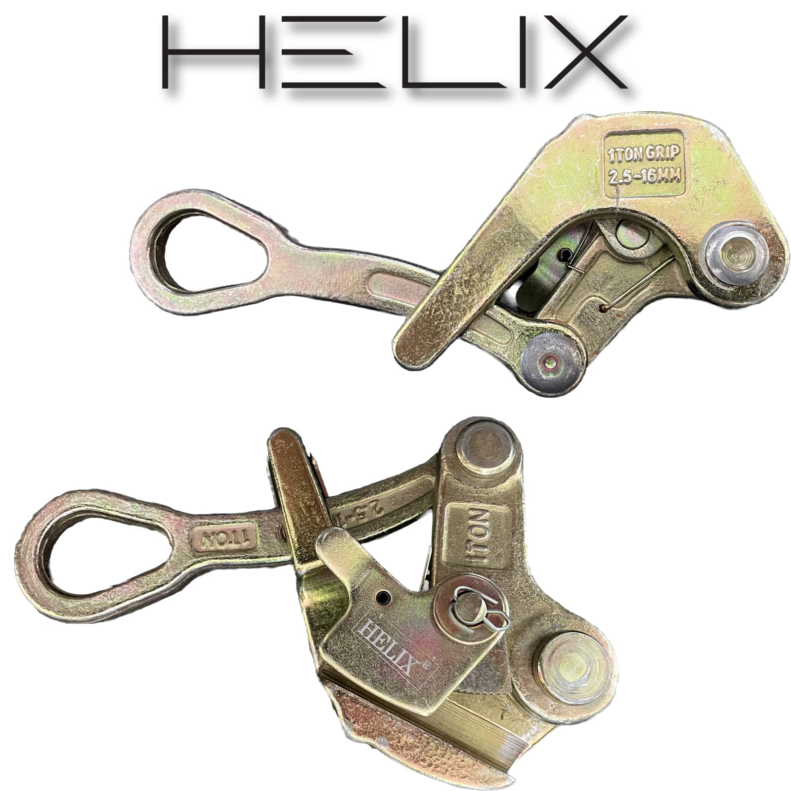 Amazon | HELIX 電設用クランプ 1ton ワイヤーロープ専用固定器具
