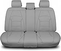 Vista 38 de FH Group Juego de fundas para asientos delanteros de piel sintética - Fundas para asientos de automóvil para asiento con respaldo bajo, ajuste