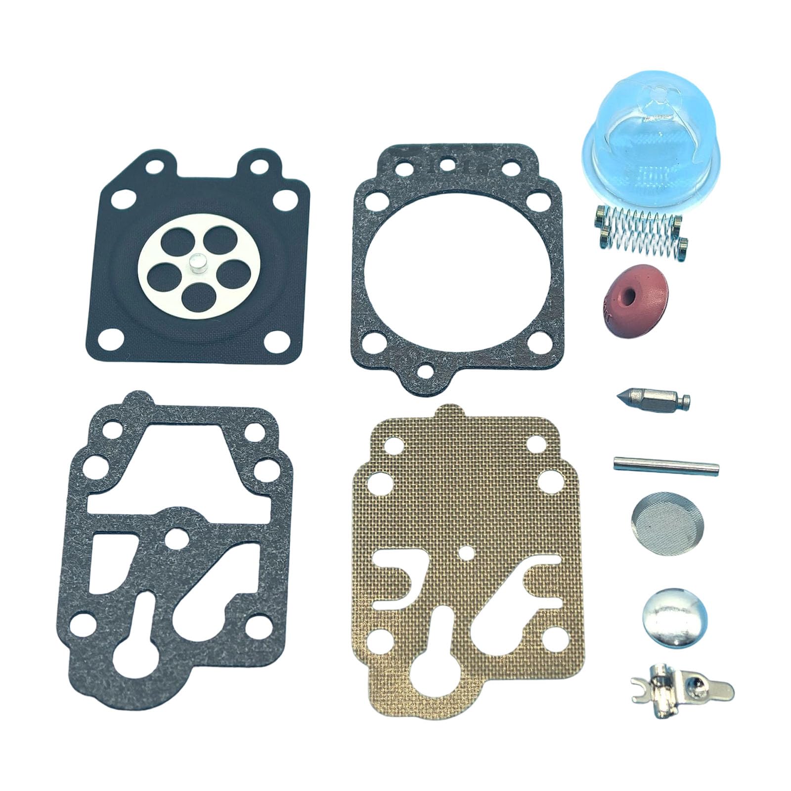Stainless Steel Carburetor Repair Carburettor Repair Carburettor Trimmer for TU26139F44 / 5 Grass Trimmer Accessories Carburetor Set