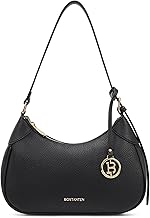BOSTANTEN Damen Henkeltaschen Klein Handtaschen Schultertasche für Frauen Shopper Tasche Schwarz