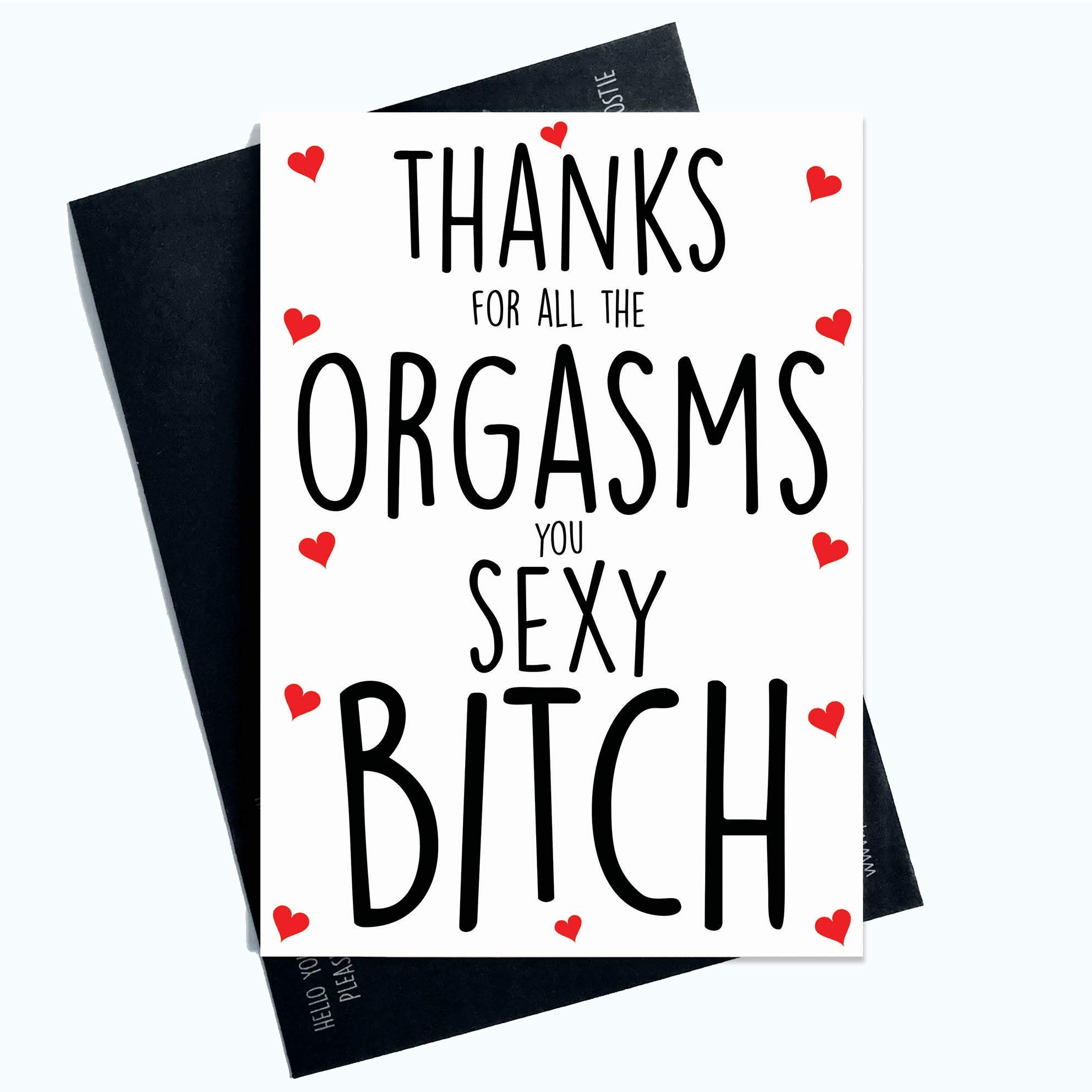 Funny Rude Birthday Cards Wife Girlfriend Christmas Orgasms Sexy Bitch Fun PC904
