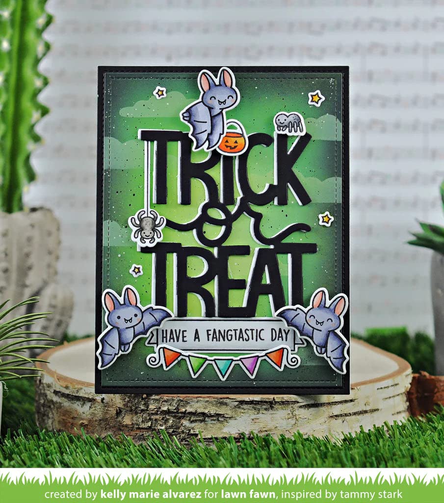 Lawn Cuts Custom Craft Dies - Give It A Whirl Messages: Friends - Lawn