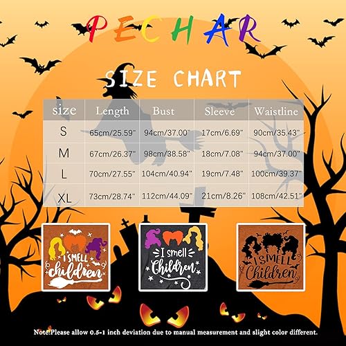 Miniatura 5 de Camiseta de Halloween con texto en inglés "I Smell Children" para mujer, camiseta con estampado de Sanderson, camisetas de manga corta para otoño